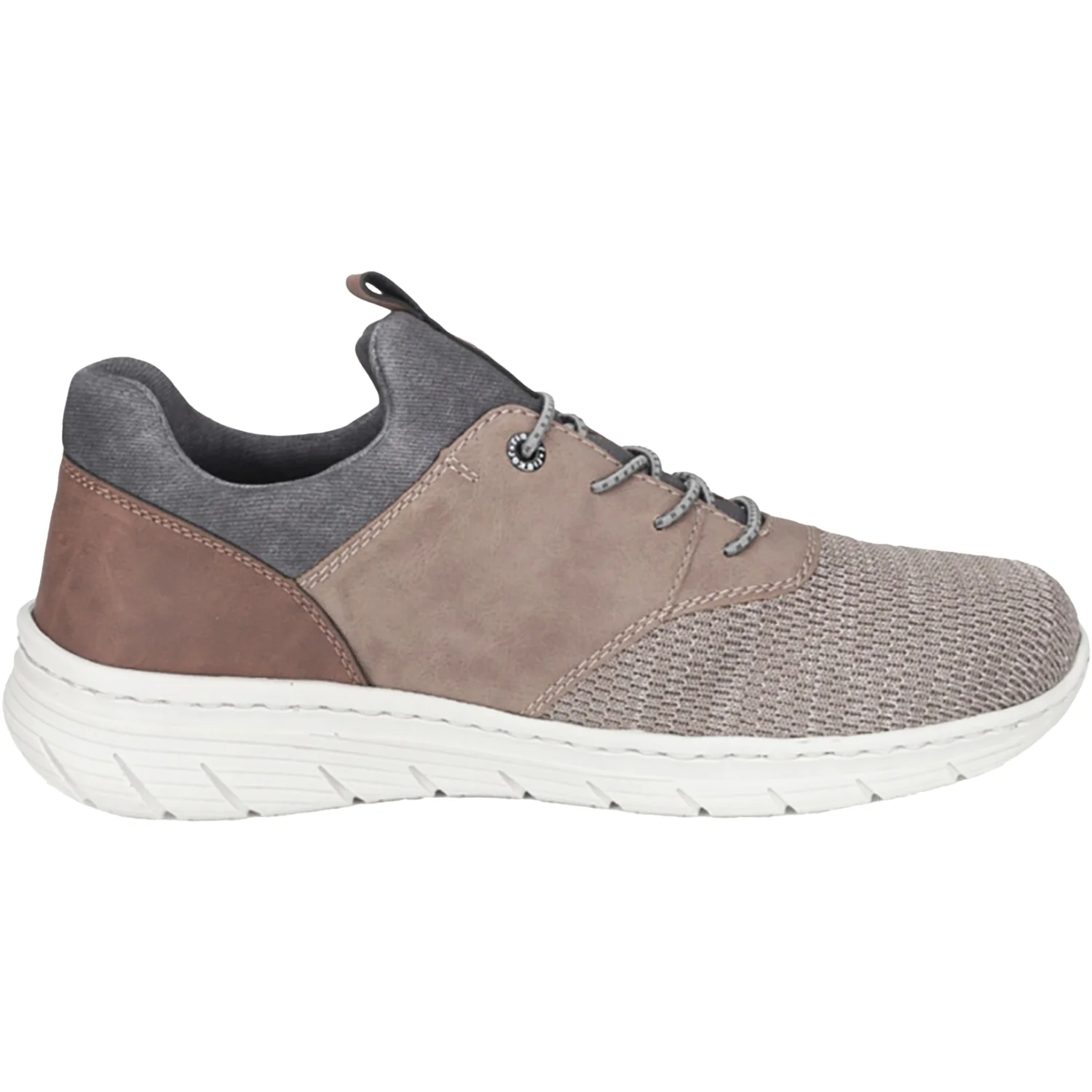 Rieker 13150-64 Men's Slip Ons Kiesel/Fango/Nuss/Rauch Synthetic - Image 3