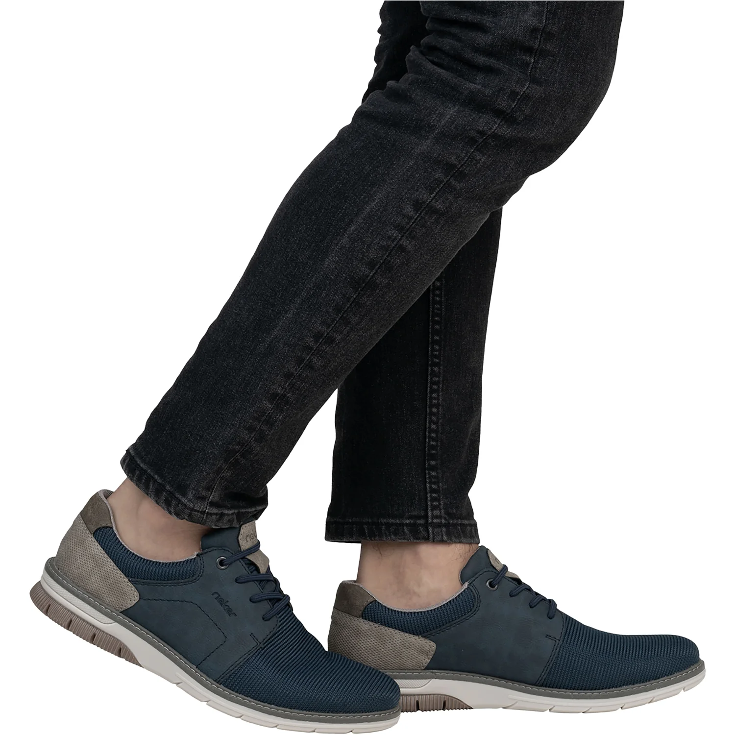 Rieker 14459-14 Mesh Men's Shoes Baltik/Midnight/Kaffee - Image 6