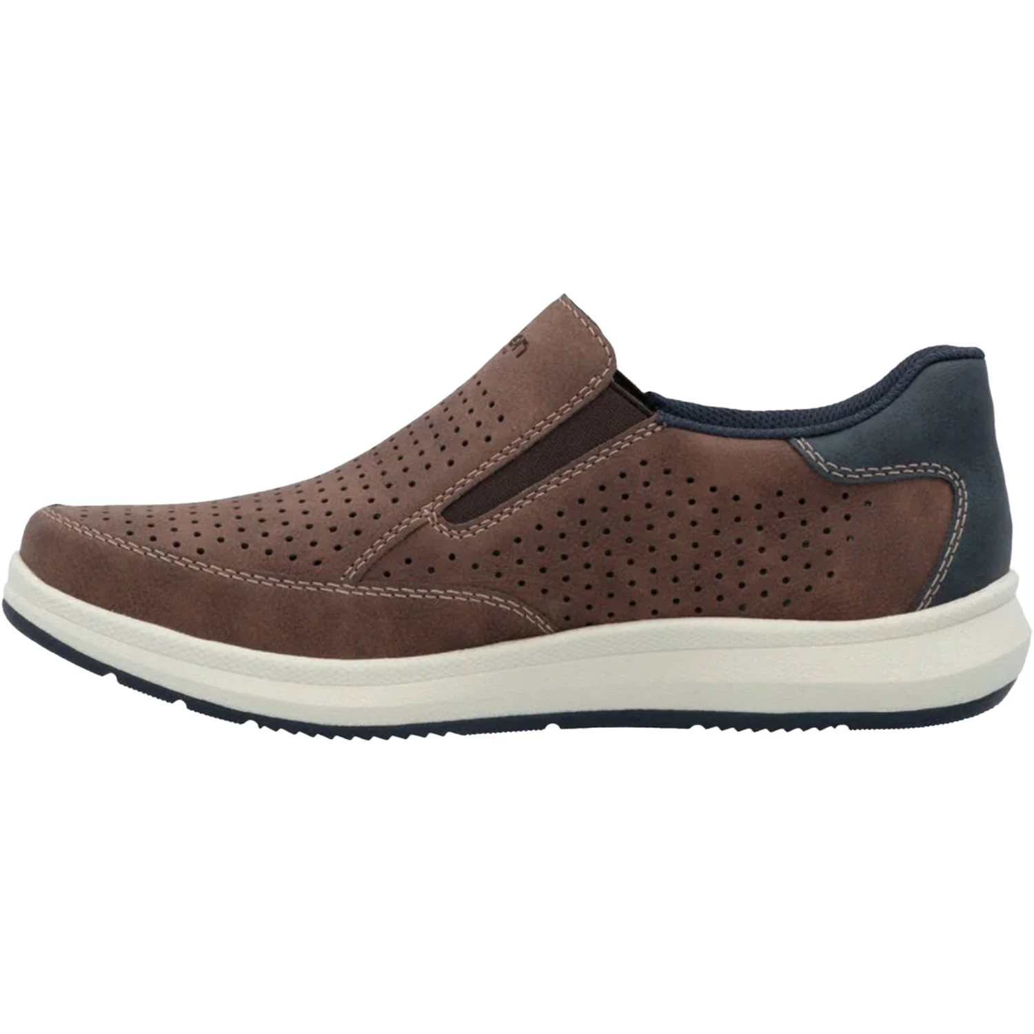 Rieker 16952-24 Reinhard 52 Perfed Vegan Men's Slip Ons Tan - Image 3