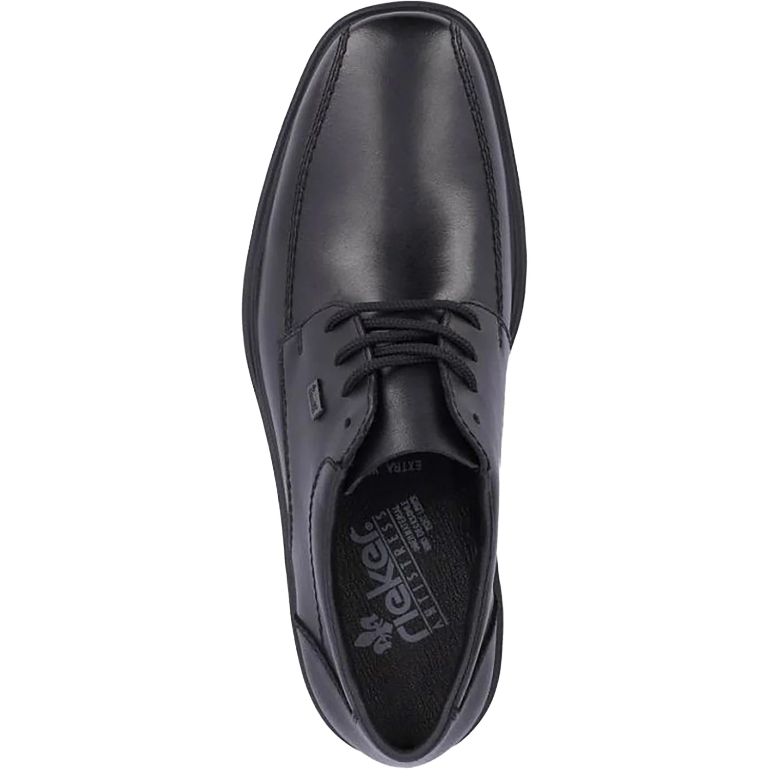 Rieker B0013-00 Maurice Men's Dress Shoes Nero/Black Leather - Image 2