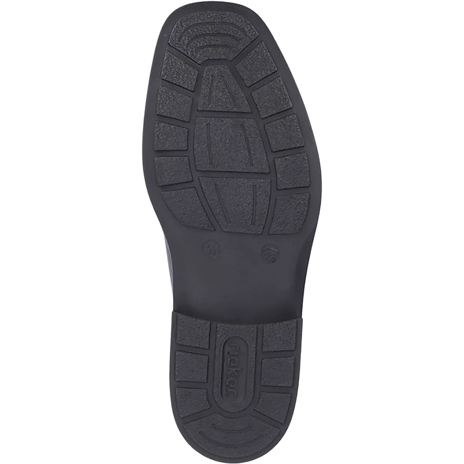 Rieker B0013-00 Maurice Men's Dress Shoes Nero/Black Leather - Image 4