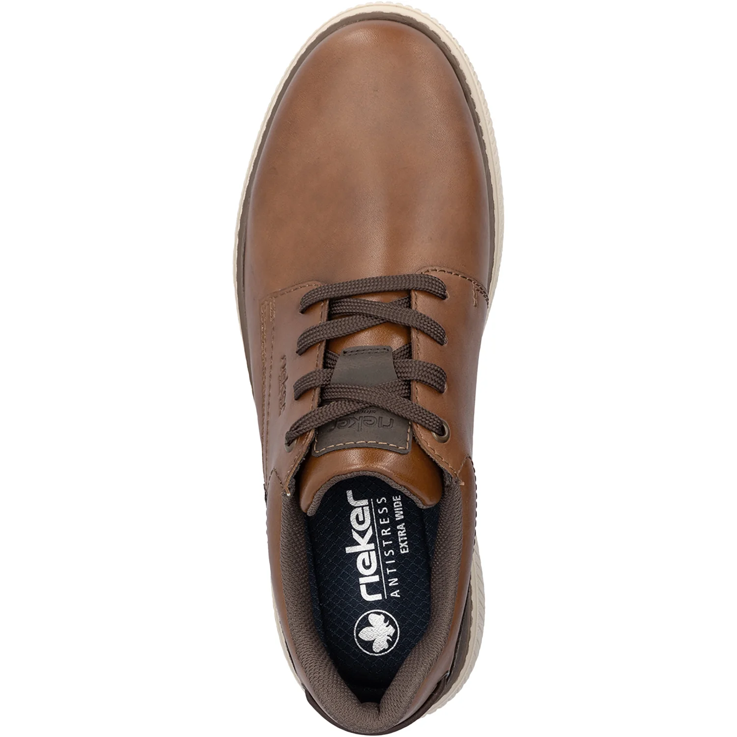 Rieker B3313-24 Stan Men's Lace Up Shoes Muskat/Braun/Schoko Leather - Image 2