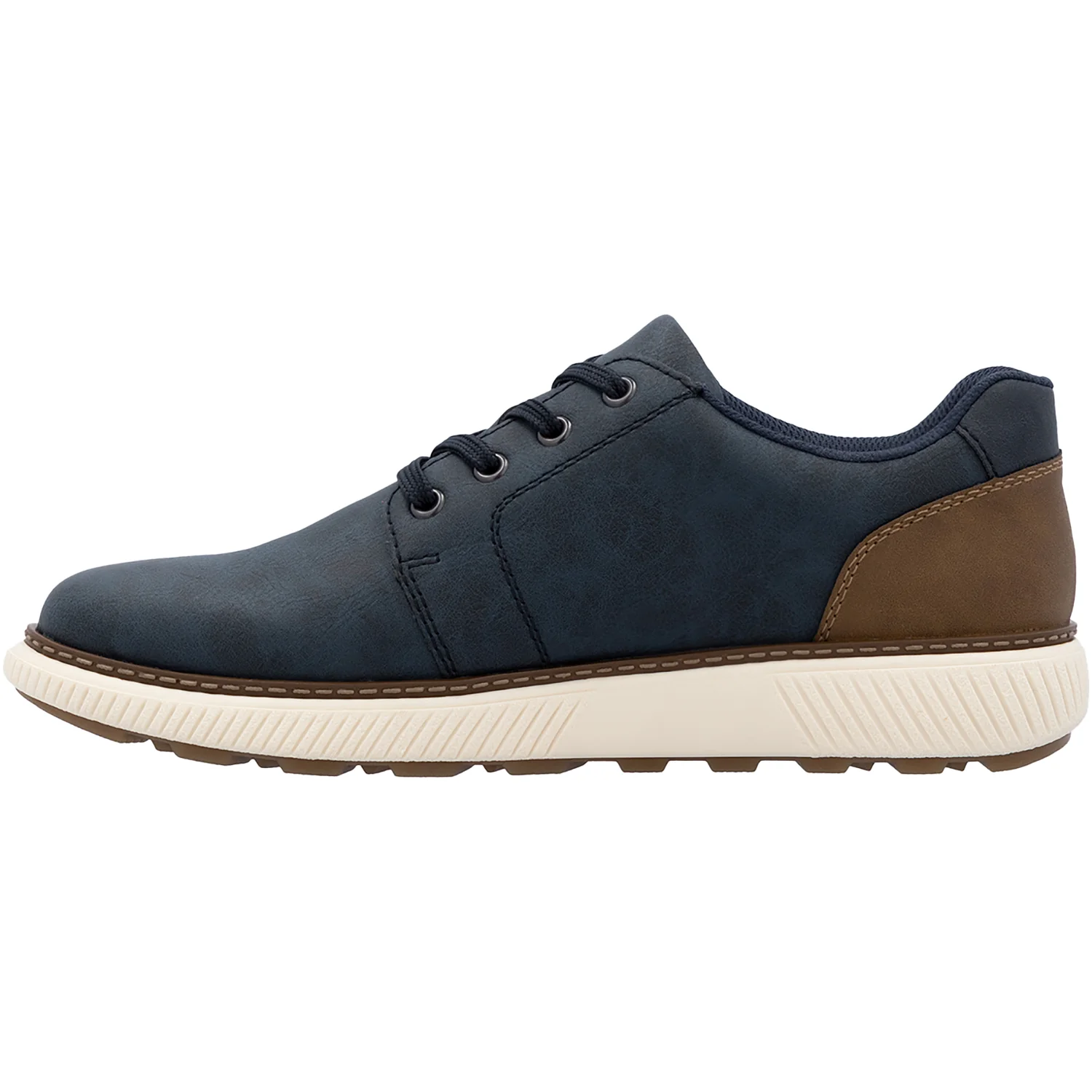 Rieker B3317-14 Stan Men's Lace Up Shoes Midnight/Muss/Lake - Image 3