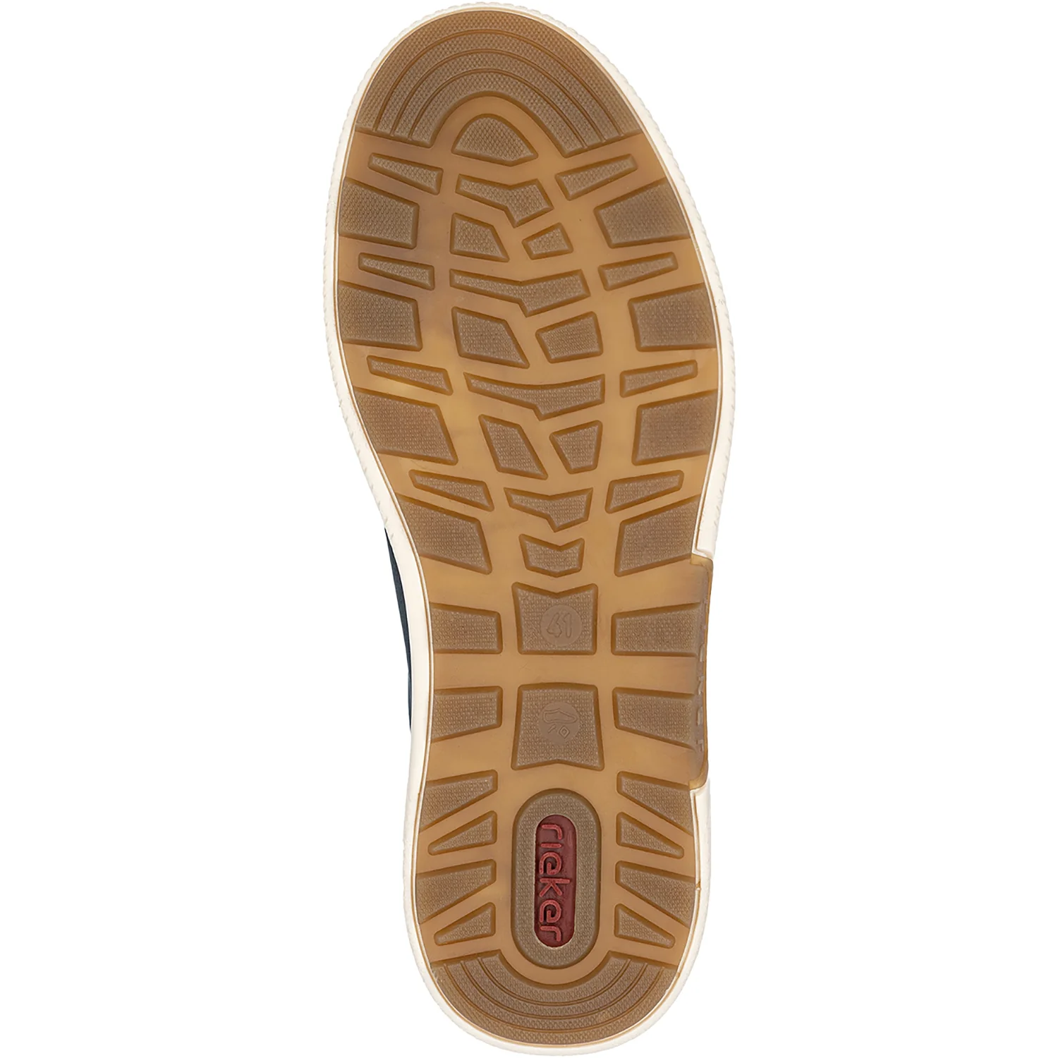 Rieker B3317-14 Stan Men's Lace Up Shoes Midnight/Muss/Lake - Image 4