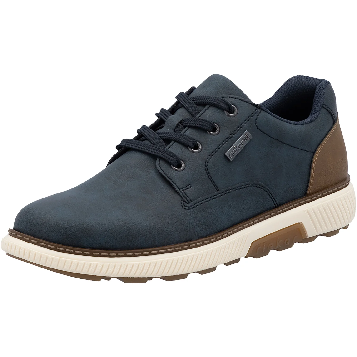 Rieker B3317-14 Stan Men's Lace Up Shoes Midnight/Muss/Lake - Image 5