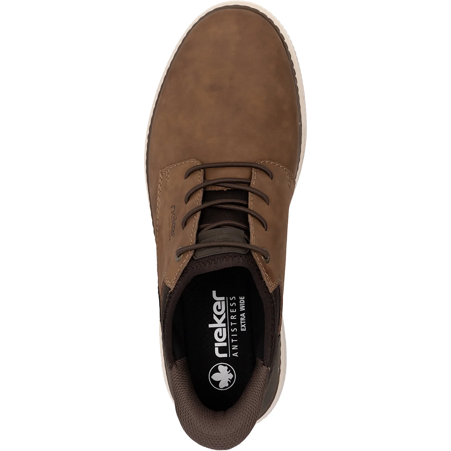 Rieker B3357-24 Hands-Free Men's Hands-Free Lace Up Shoes Brown - Image 2