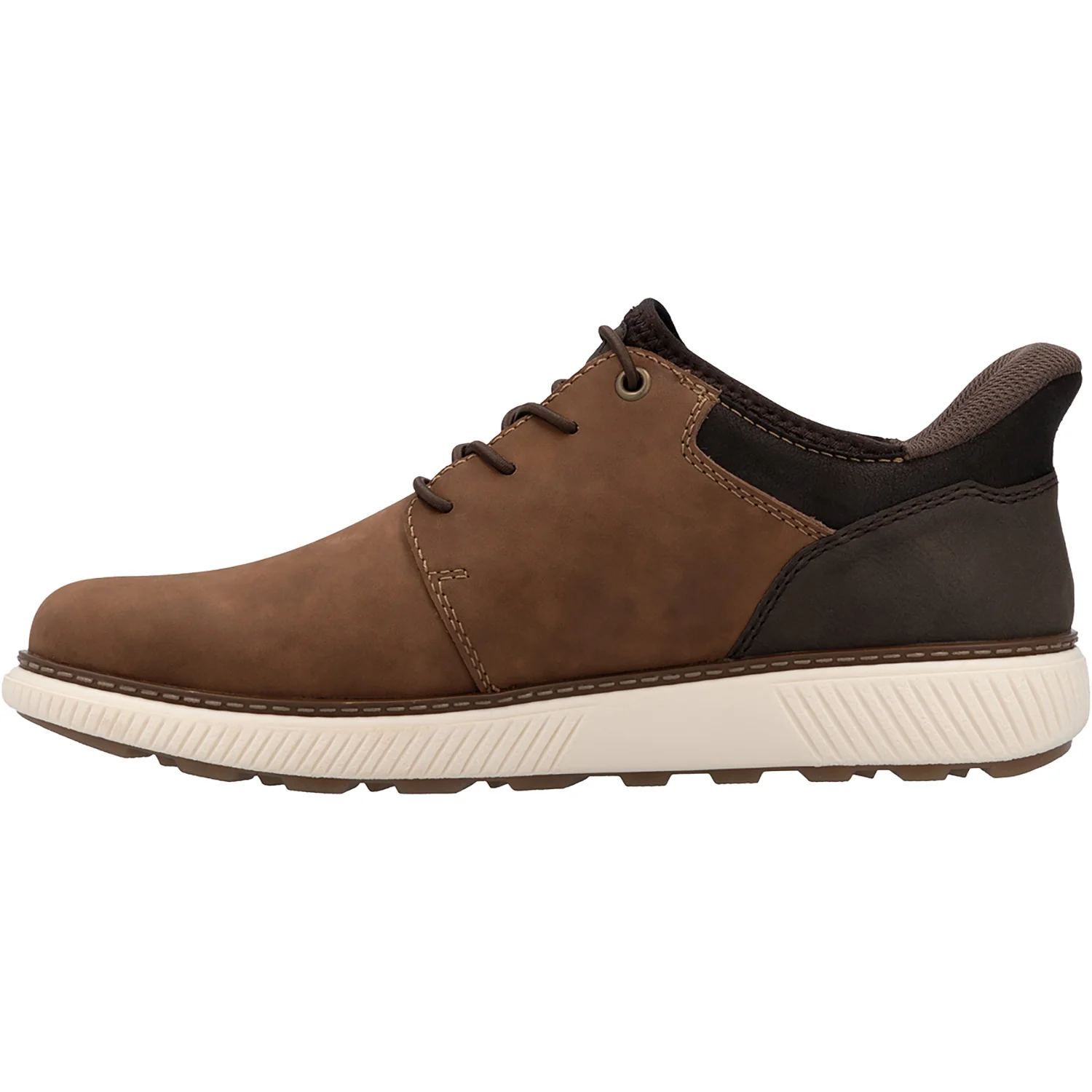 Rieker B3357-24 Hands-Free Men's Hands-Free Lace Up Shoes Brown - Image 3