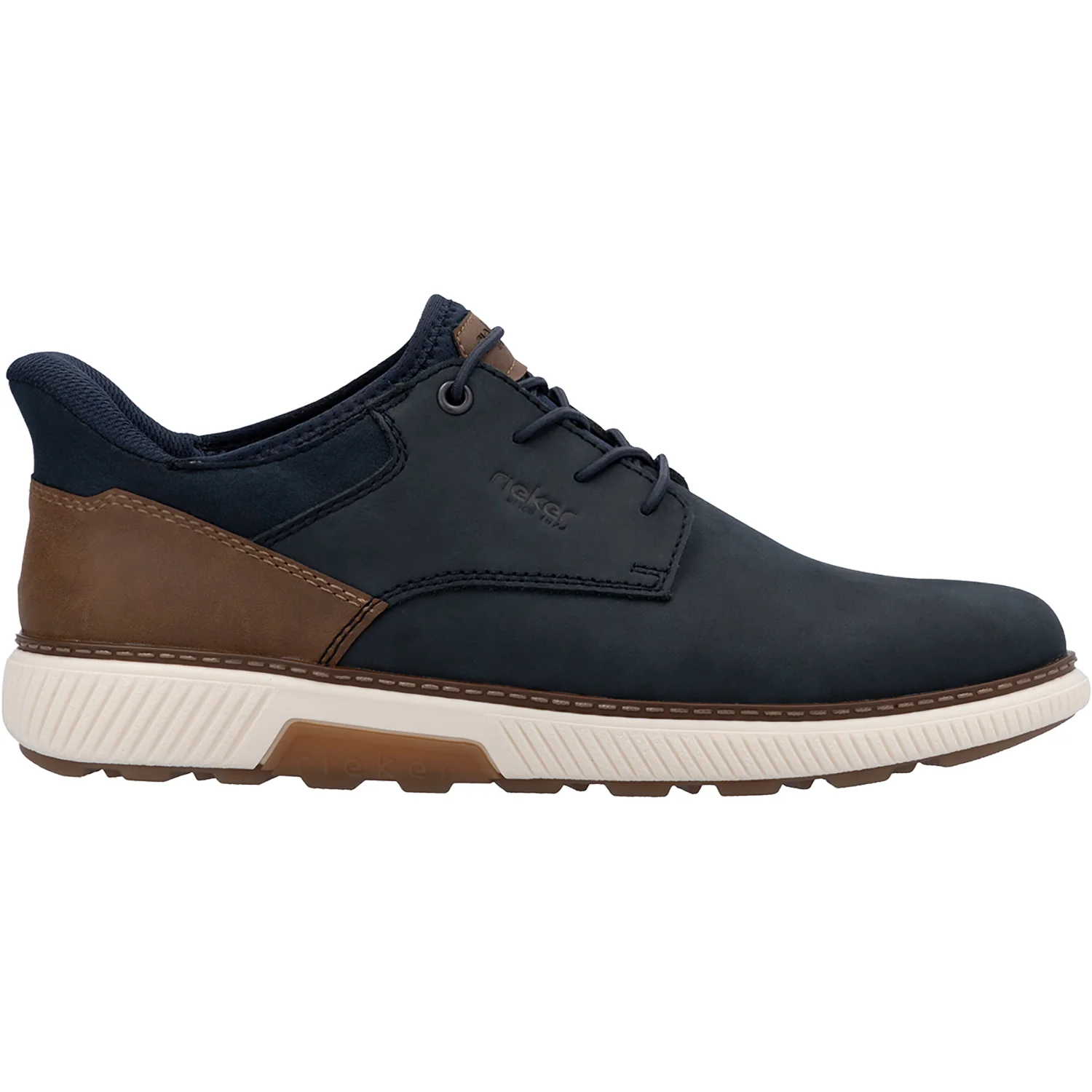 Rieker Hands-Free Men's Lace Up Shoes Slip Ons Midnight/Pazifik