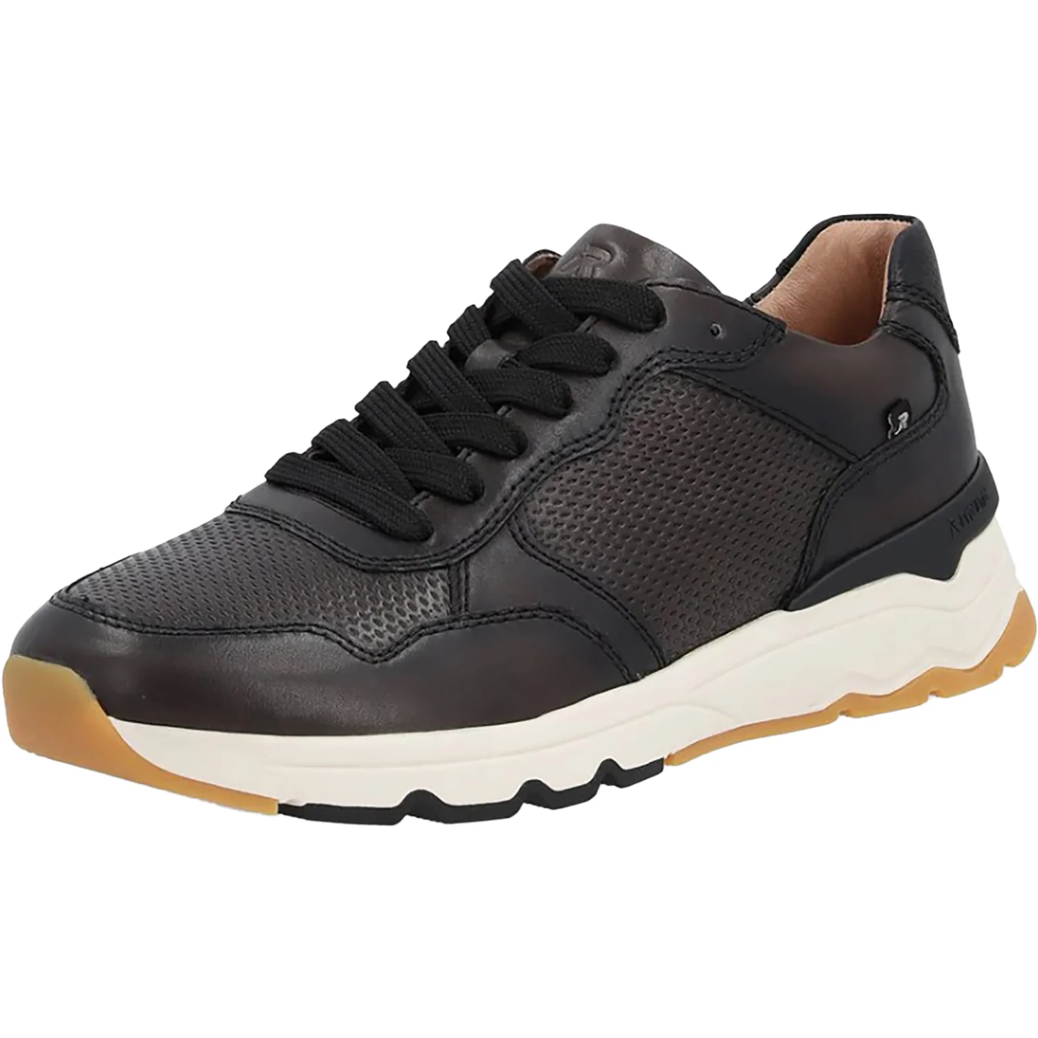 Rieker U0900-00 Zed 00 Men's Sporty Lace Up Shoes Vapor/Schwarz - Image 5