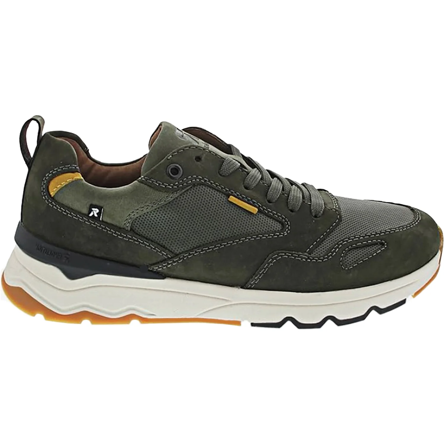 Rieker U0903-54 Zed 03 Men's Lace Up Shoes Moor/Moor/Honig/Liang
