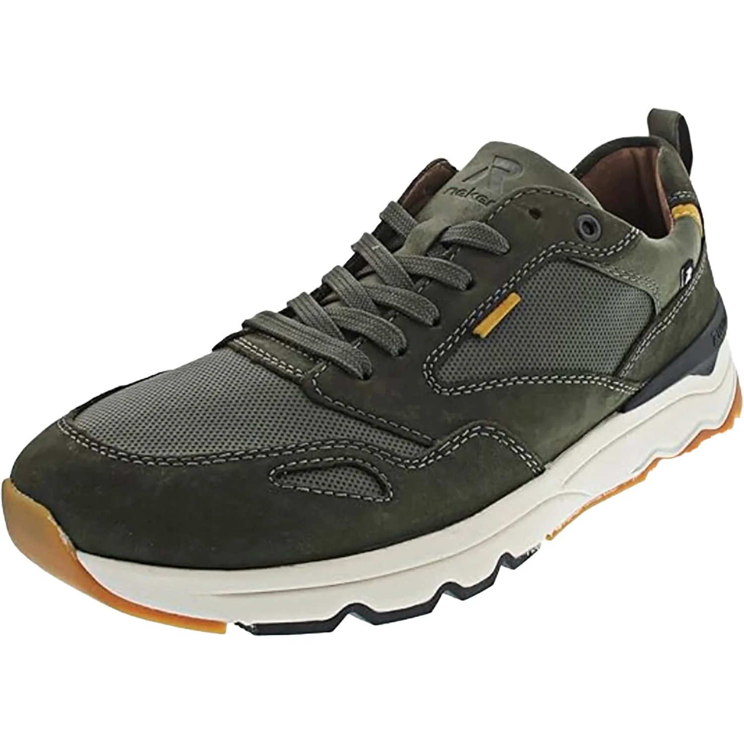 Rieker U0903-54 Zed 03 Men's Lace Up Shoes Moor/Moor/Honig/Liang - Image 3
