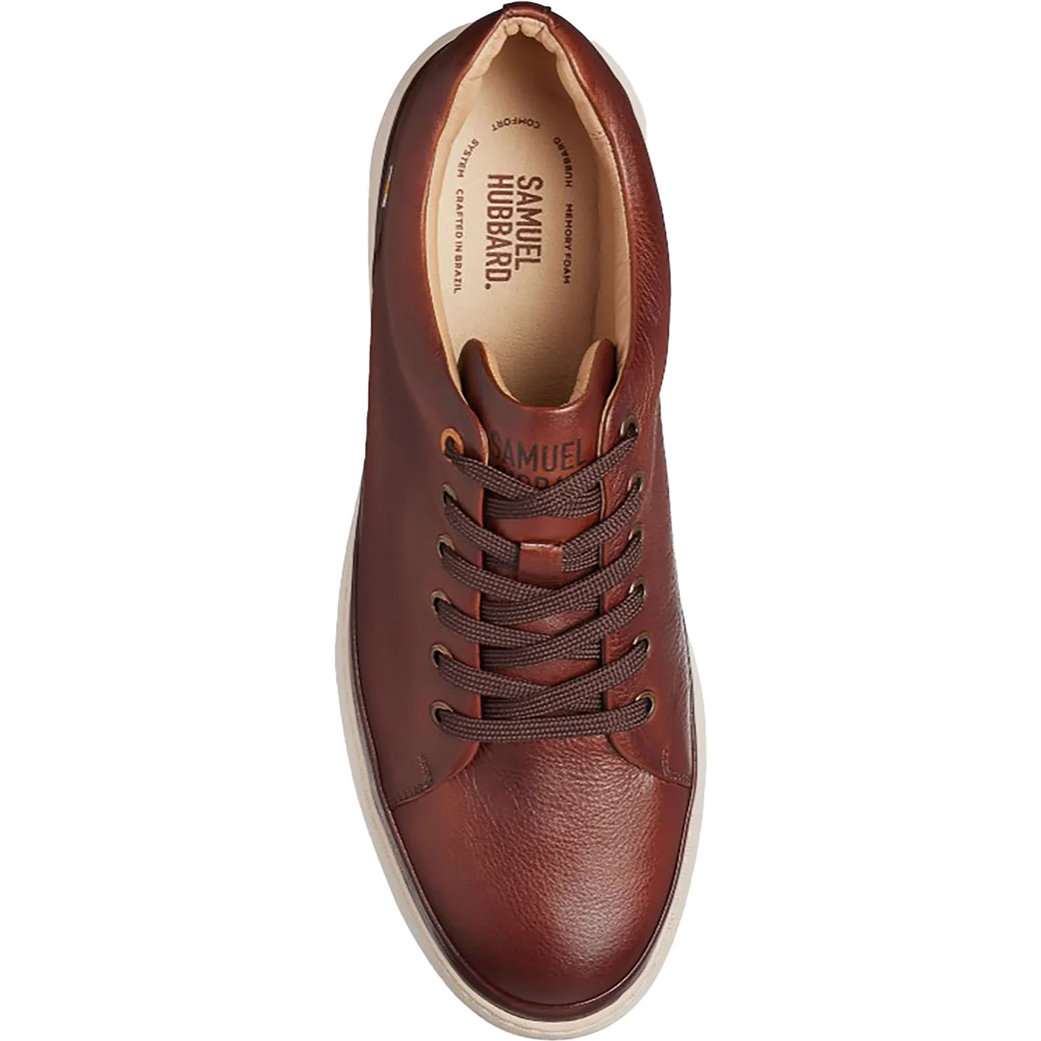 Samuel Hubbard Featherlight Fast Men's Lace Up Shoes Cognac Leather - Image 2