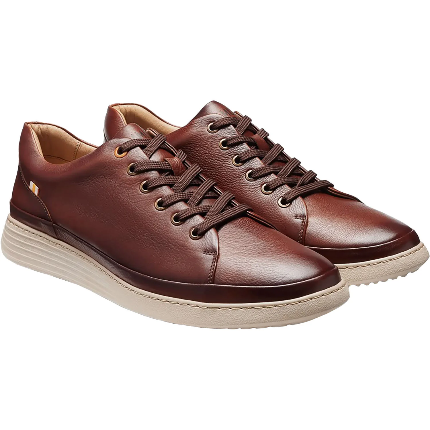 Samuel Hubbard Featherlight Fast Men's Lace Up Shoes Cognac Leather - Image 6