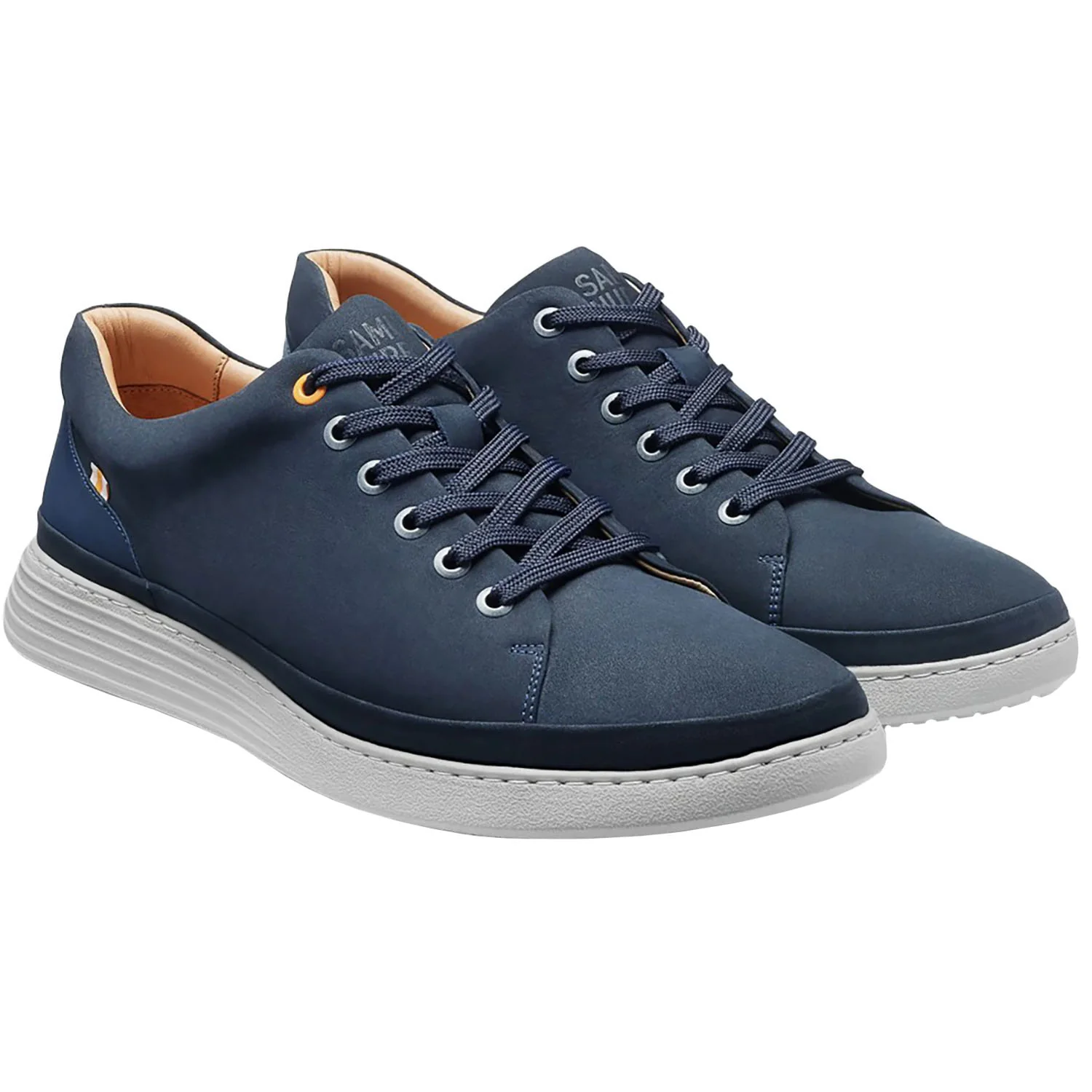 Samuel Hubbard Featherlight Fast Men's Lace Up Shoes Navy Nubuck - Image 6