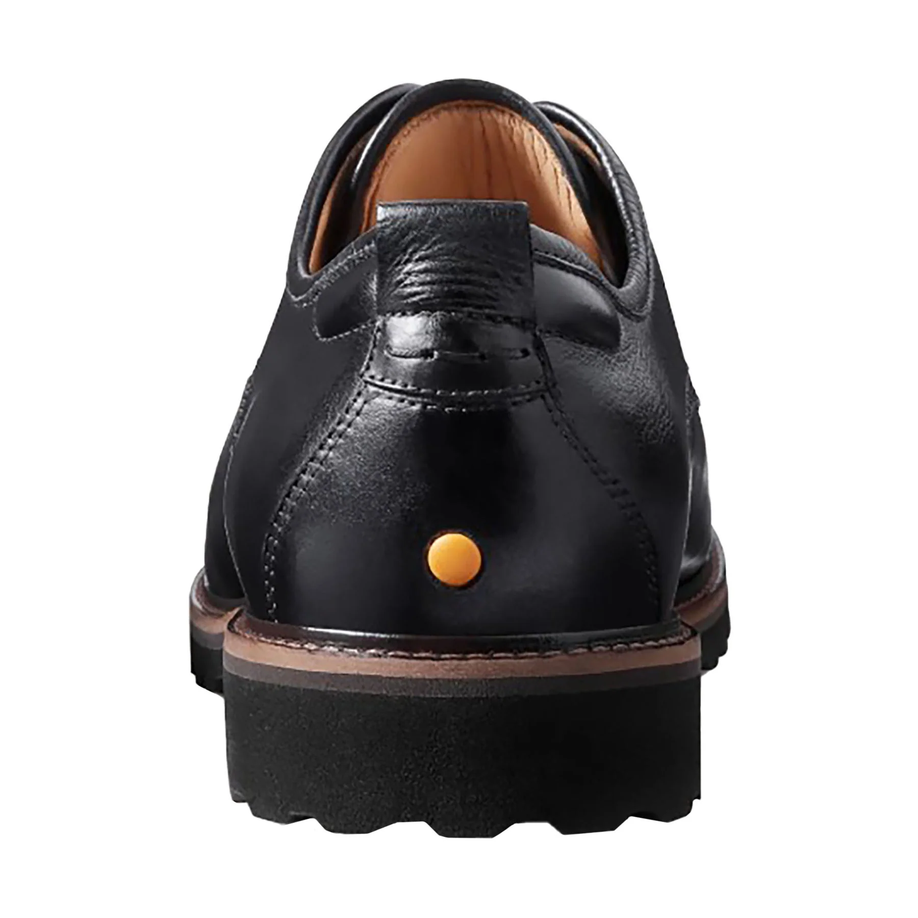 Samuel Hubbard Featherlight Founder Men's Dress Lace Up Shoes Black Tumbled Leather - Image 5