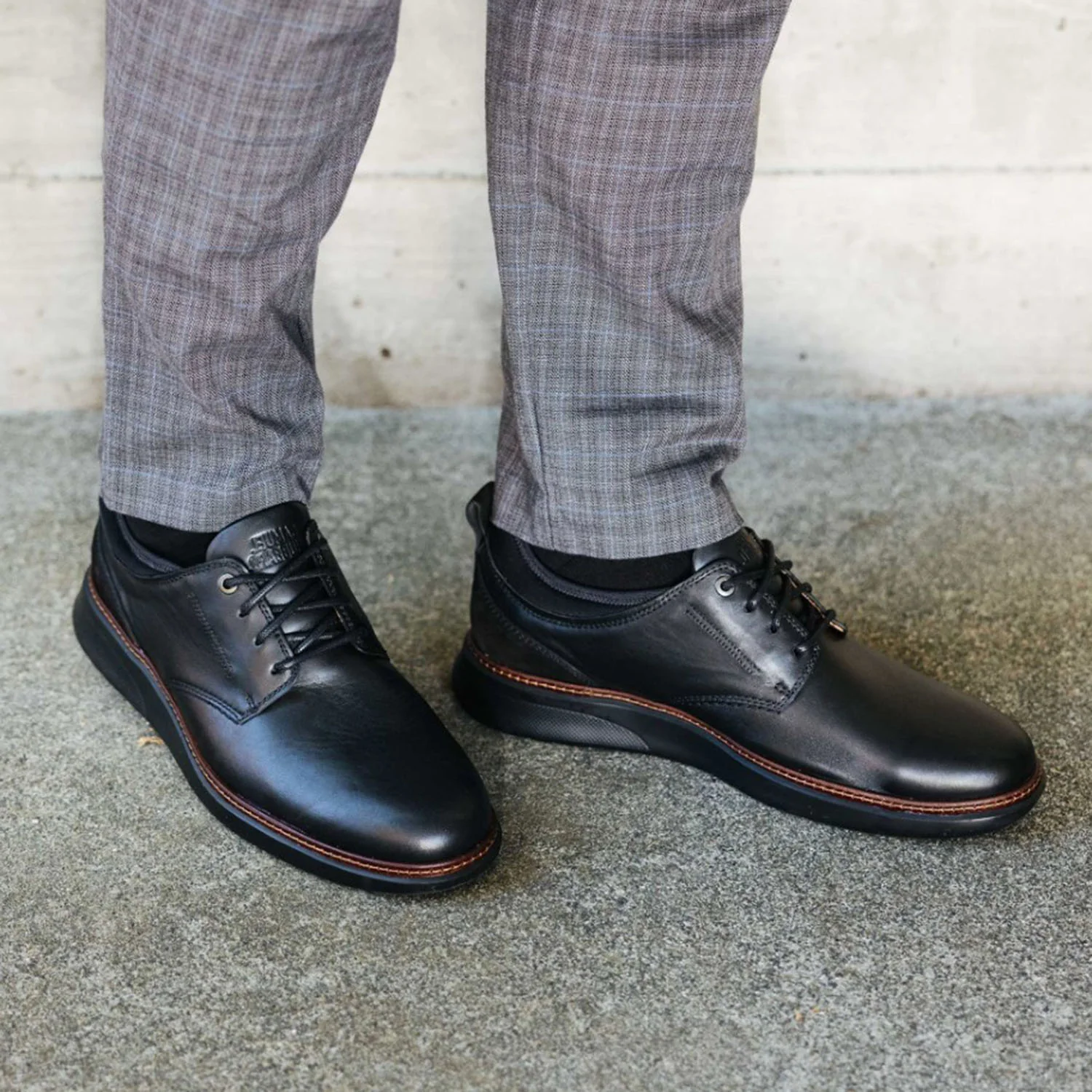 Samuel Hubbard Rafael Lace-Up Men's Lace Up Shoes Black/Black - Image 7