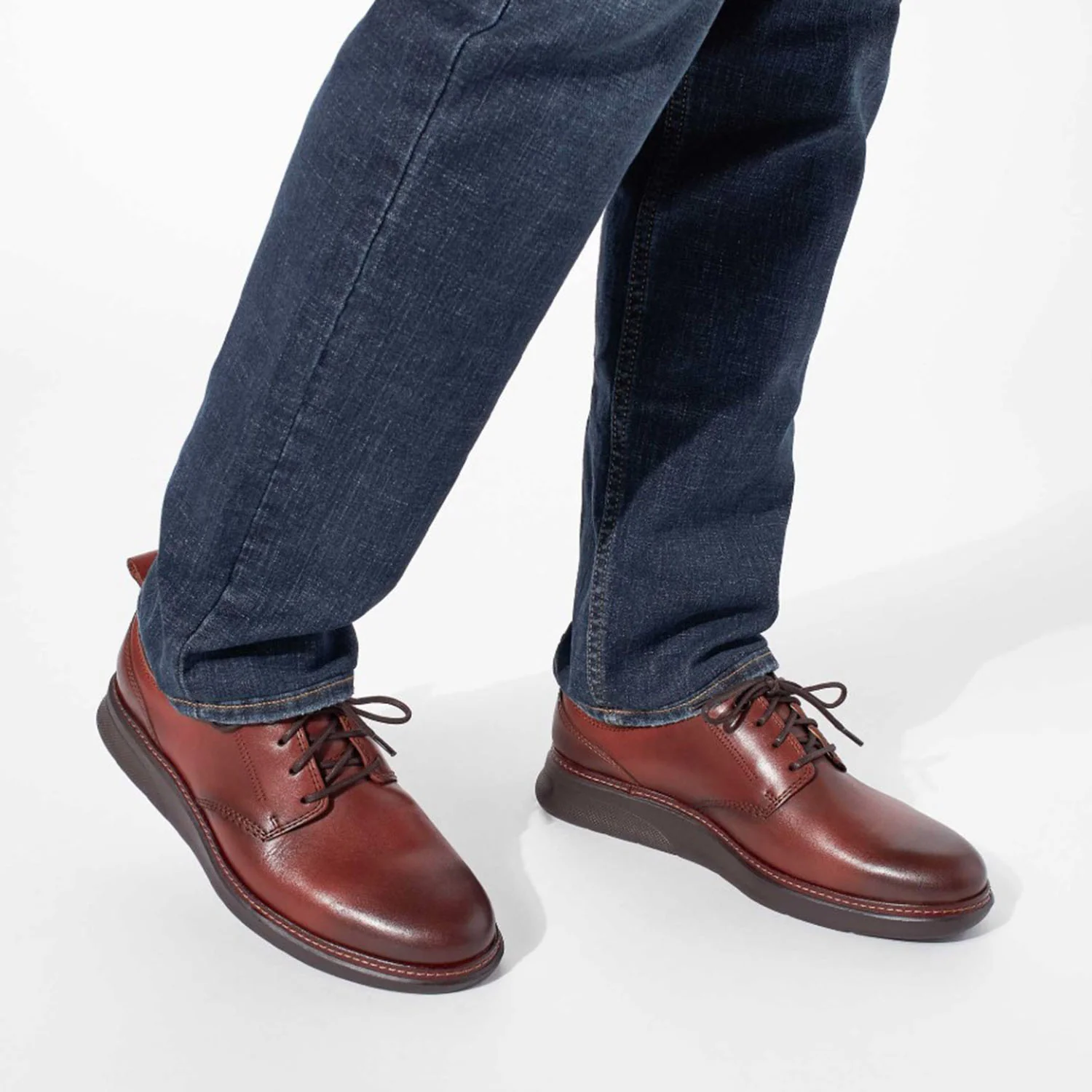 Samuel Hubbard Rafael Lace-Up Men's Lace Up Shoes Cognac Leather - Image 6