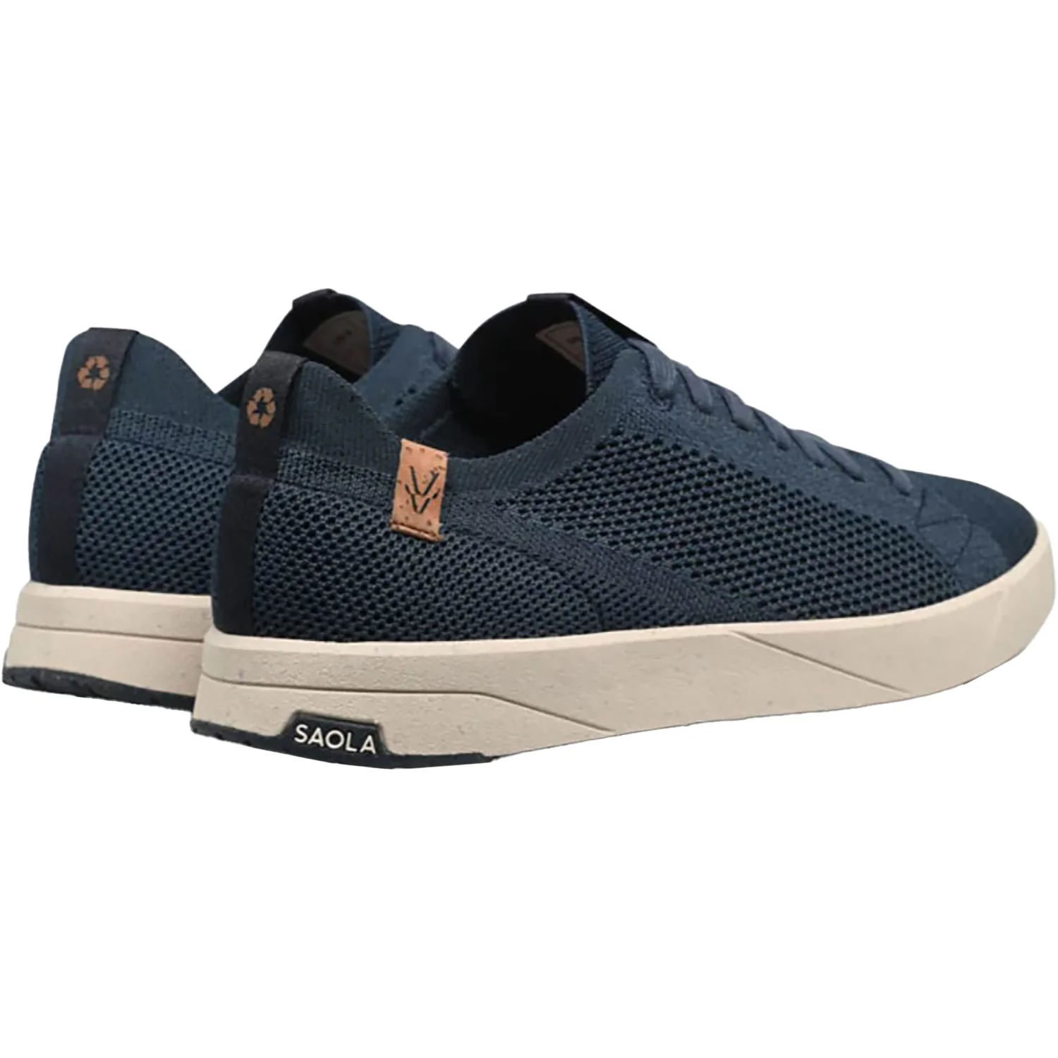 Saola Cannon Knit 20 Men's Vegan Sneakers Blue - Image 3