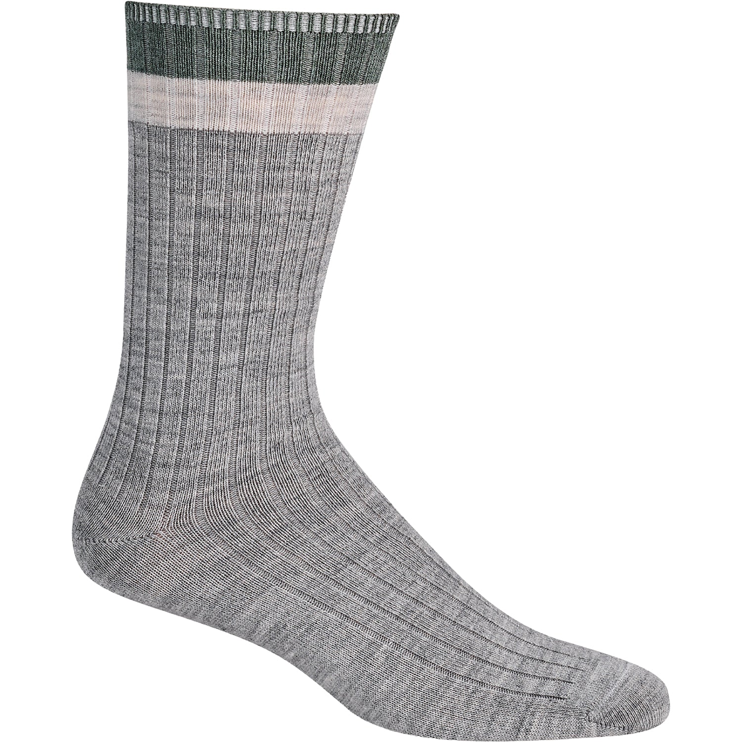 Sockwell Essential Comfort Men's Crew Socks Lake Side Light Grey