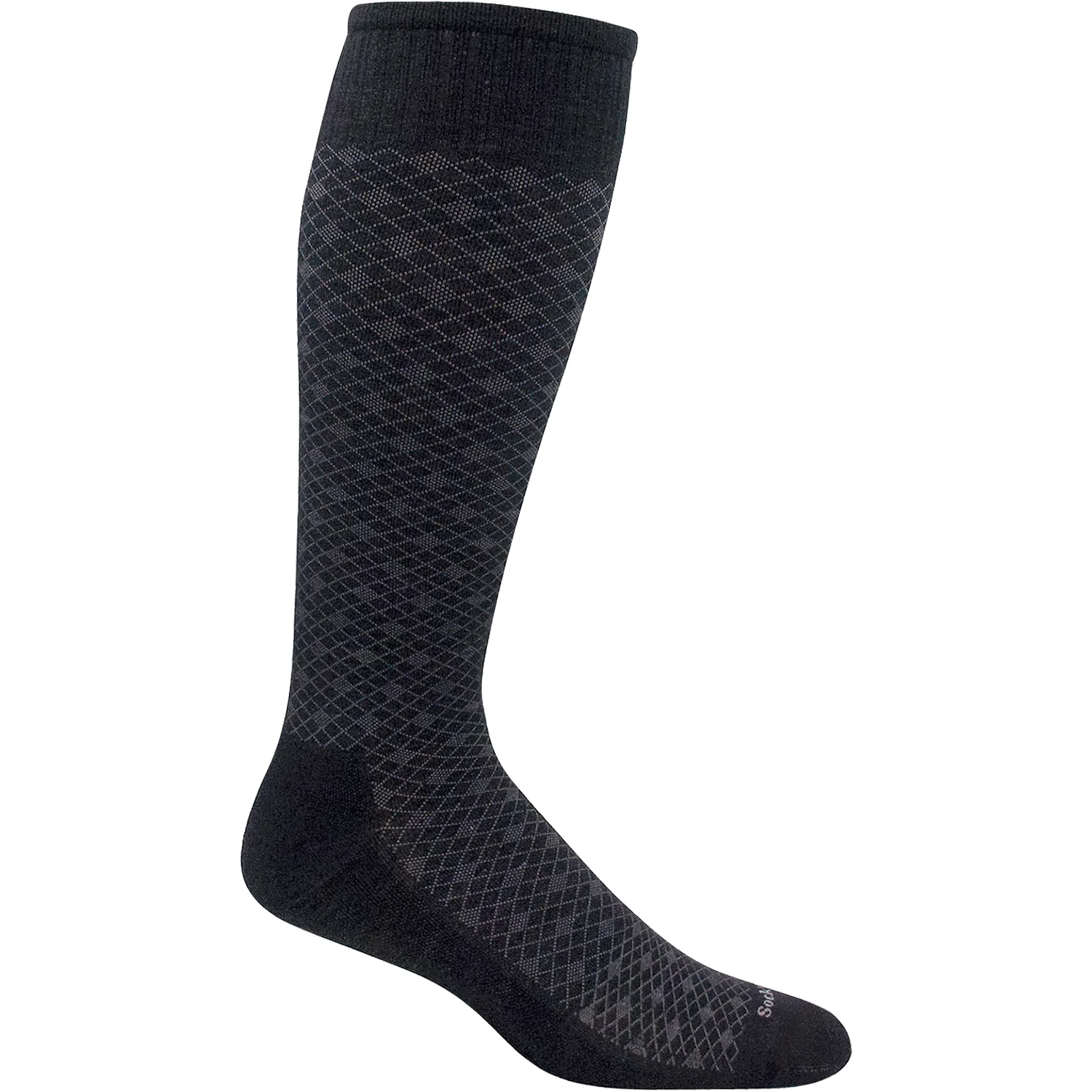 Sockwell Featherweight Knee High Socks 20-30 mmHg Men's Compression Socks Black Multi