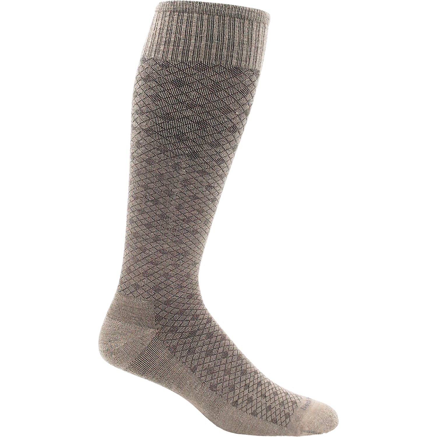 Sockwell Featherweight Knee High Socks 15-20 mmHg Men's Compression Socks Khaki