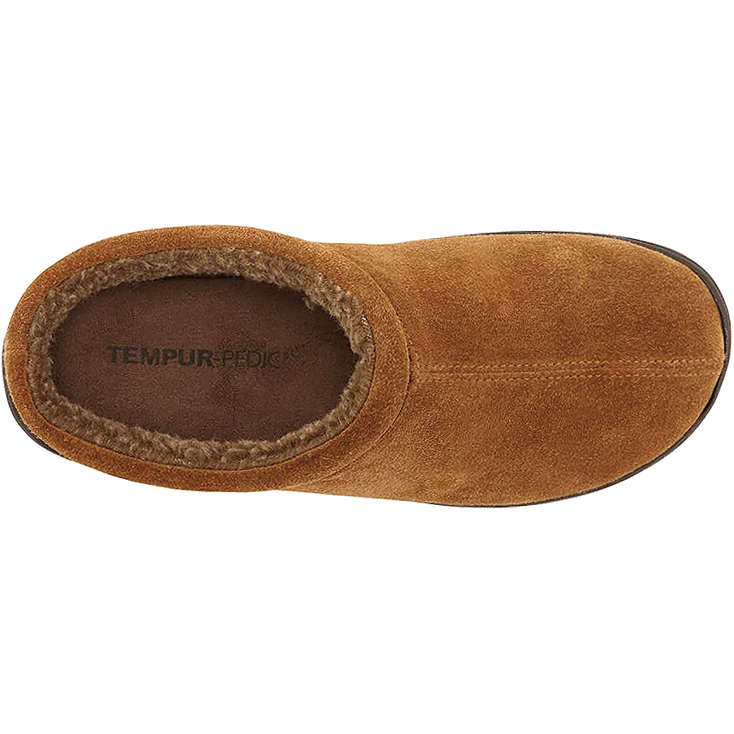 Tempur-Pedic Arlow Men's Slippers Chestnut Suede - Image 2