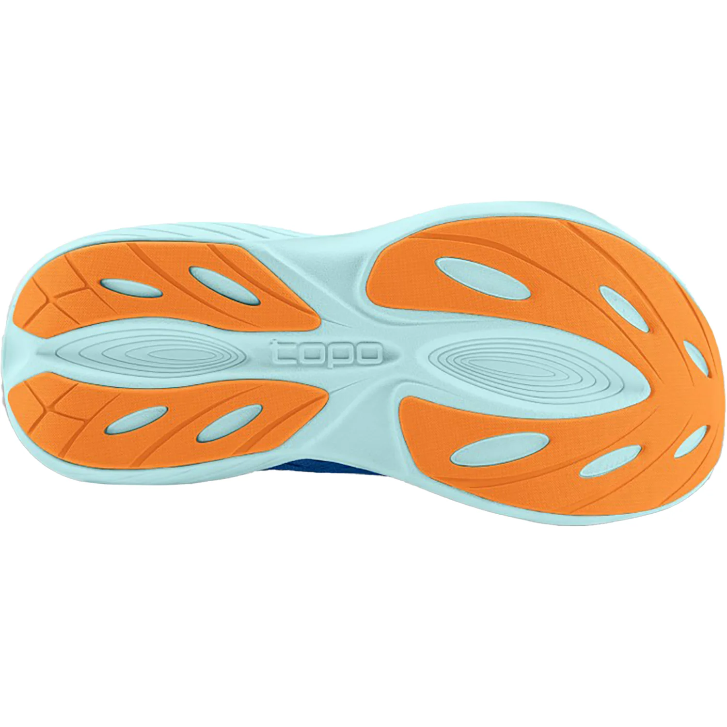 Topo Atmos (Neutral Support) Men's Athletic Shoes Blue/Orange - Image 3