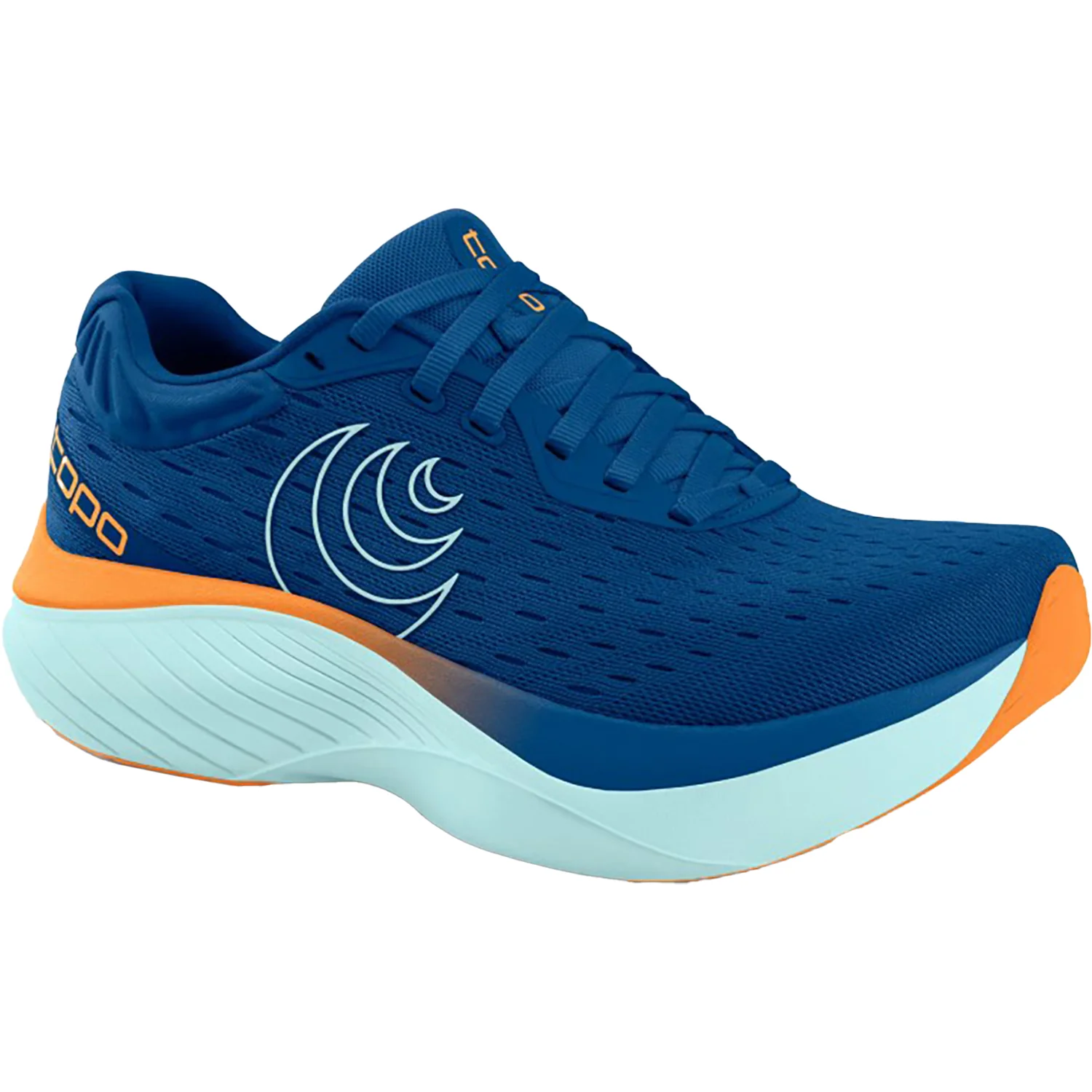 Topo Atmos (Neutral Support) Men's Athletic Shoes Blue/Orange - Image 4
