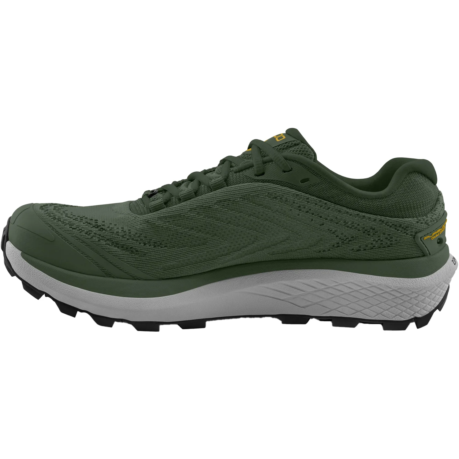 Topo Pursuit 2 Men's Trail Shoes Green/Orange Mesh - Image 3