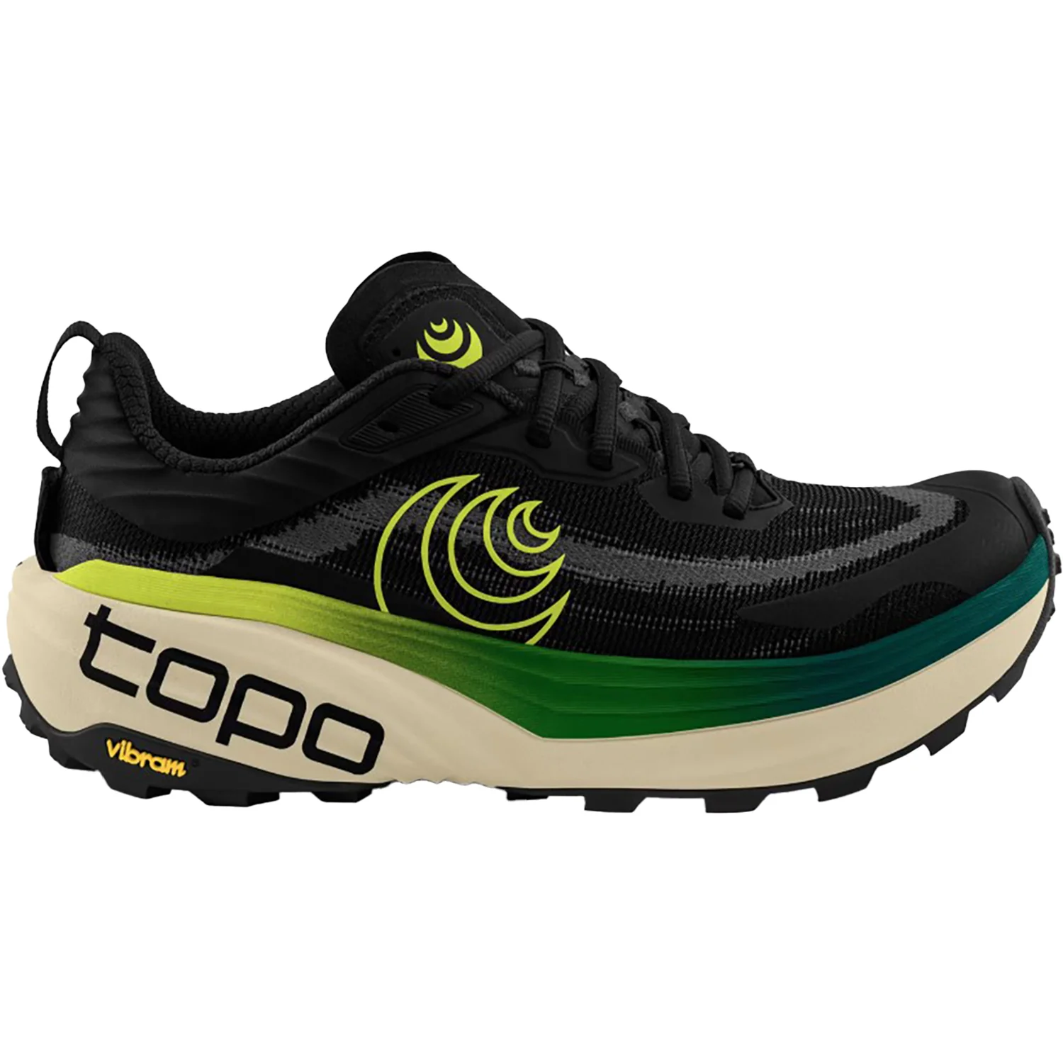 Topo Vista Men's Athletic Shoes Trail/Hiking Black/Lime