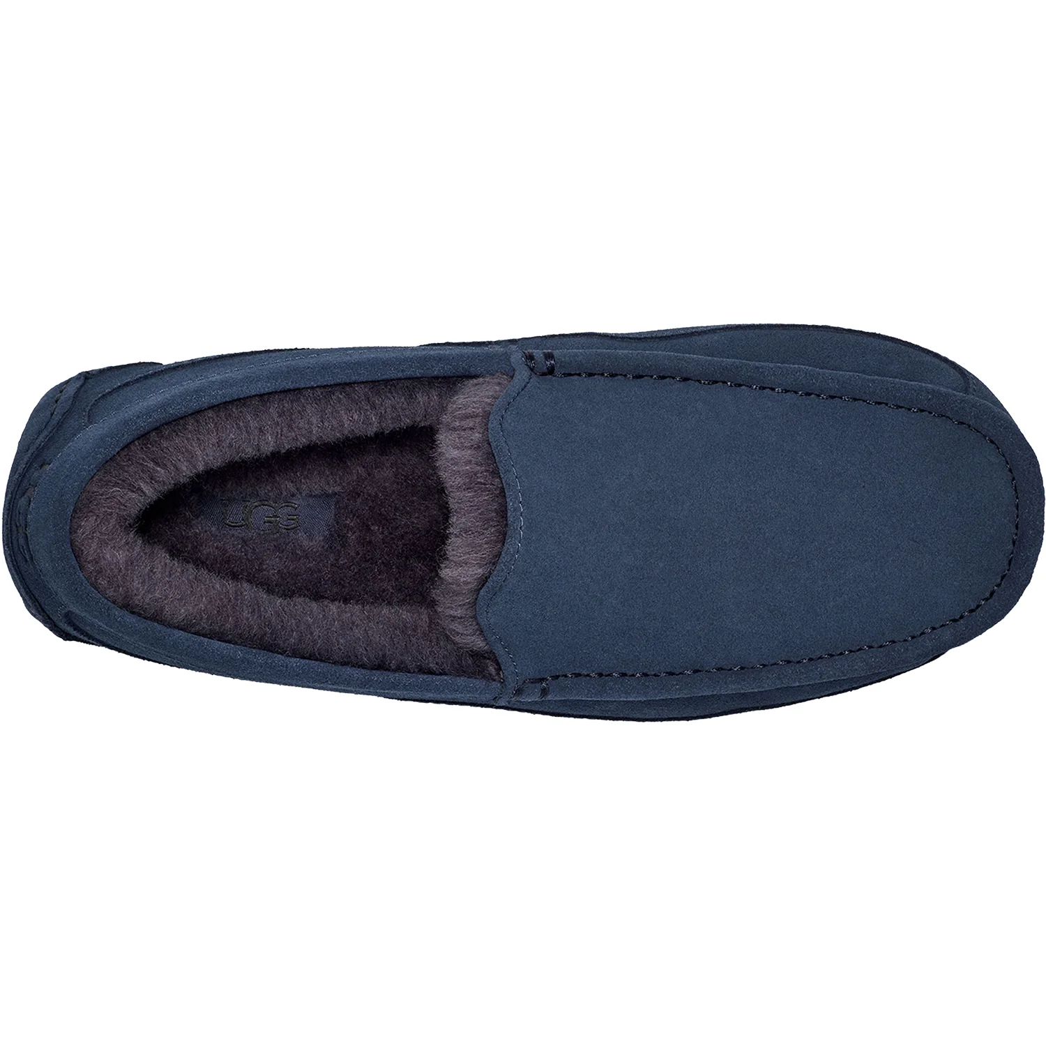 UGG Ascot Men's Loafer Slippers Deep Ocean Suede - Image 2