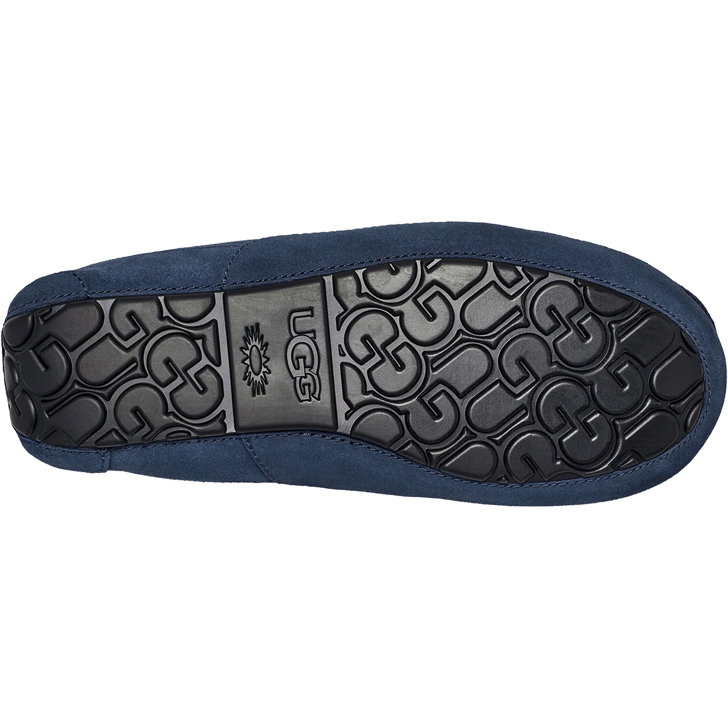 UGG Ascot Men's Loafer Slippers Deep Ocean Suede - Image 4