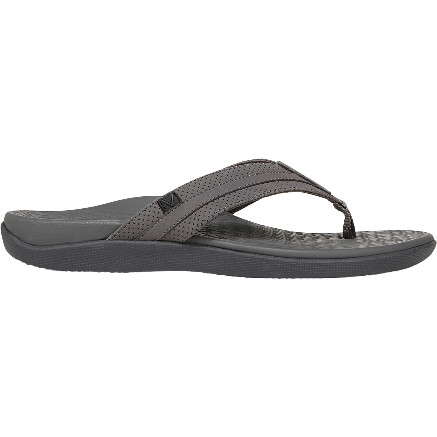 Vionic Tide II Men's Sandals Thong Sandals Charcoal