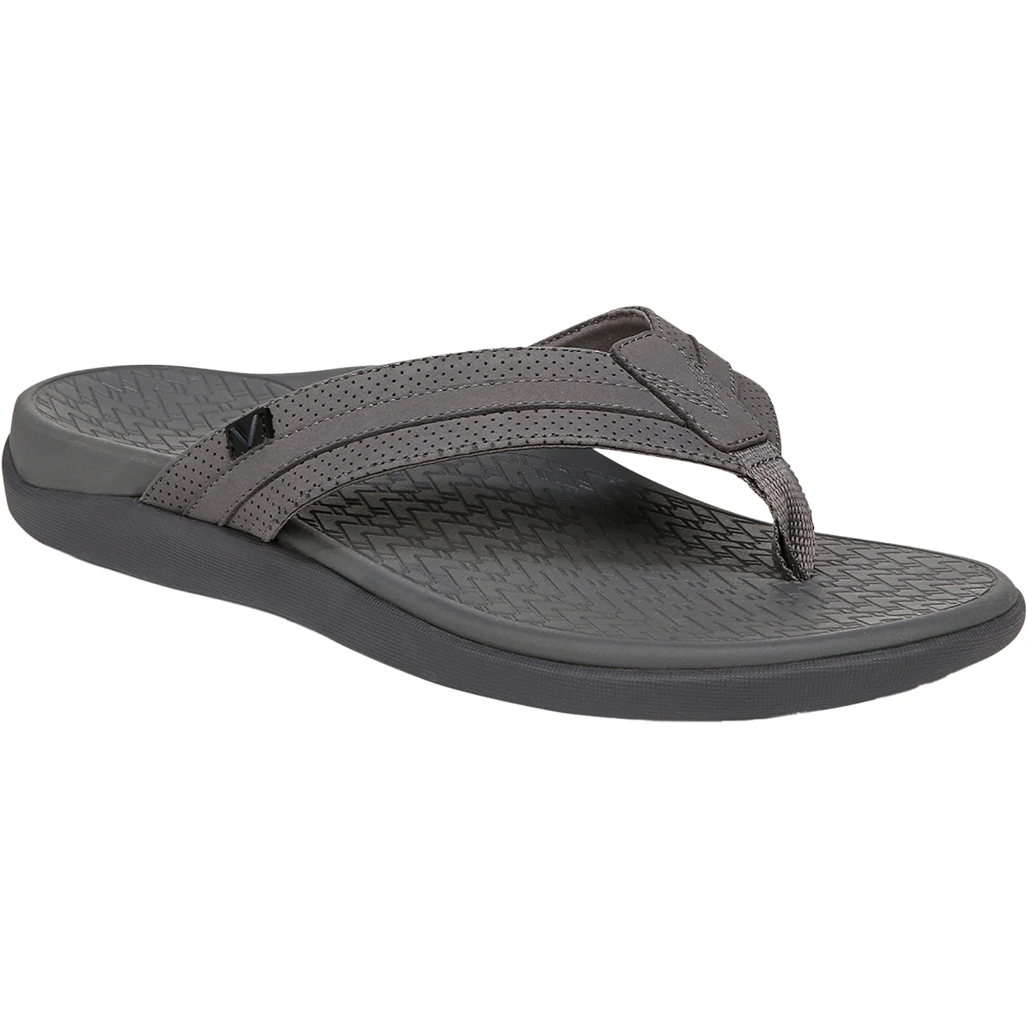 Vionic Tide II Men's Sandals Thong Sandals Charcoal - Image 5