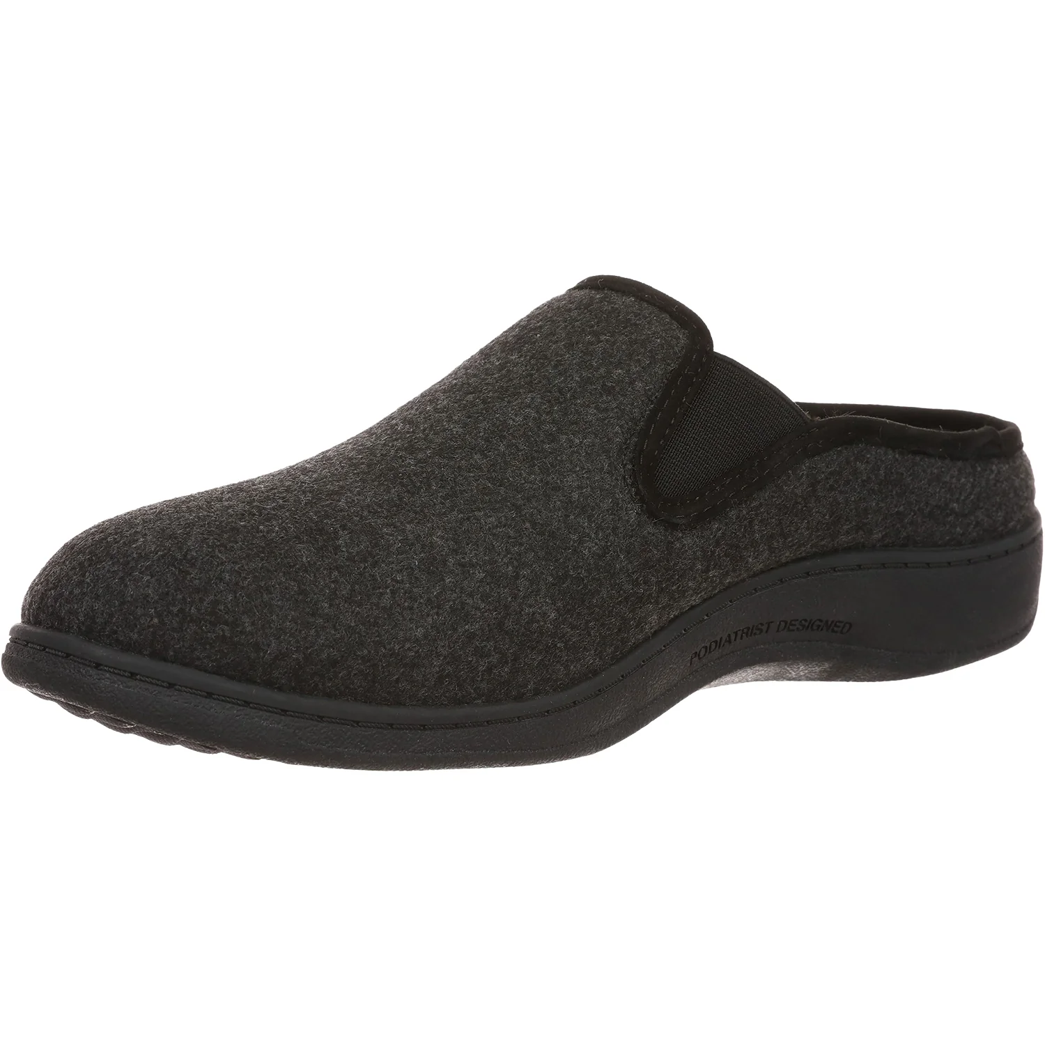 Vionic Unwind Wool Men's Slippers Black - Image 3