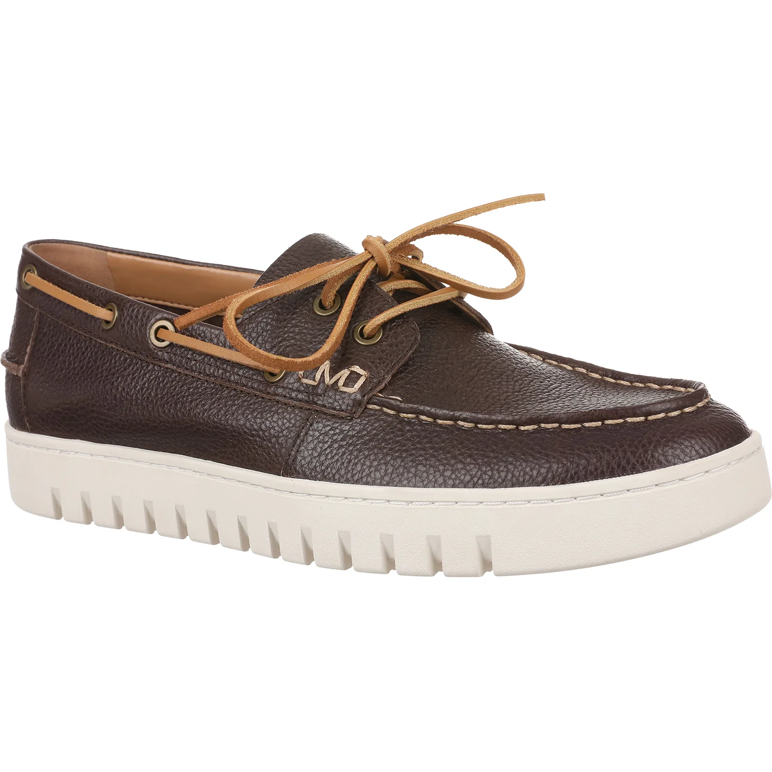 Vionic Uptown Boat Men's Slip Ons Chocolate Ganache