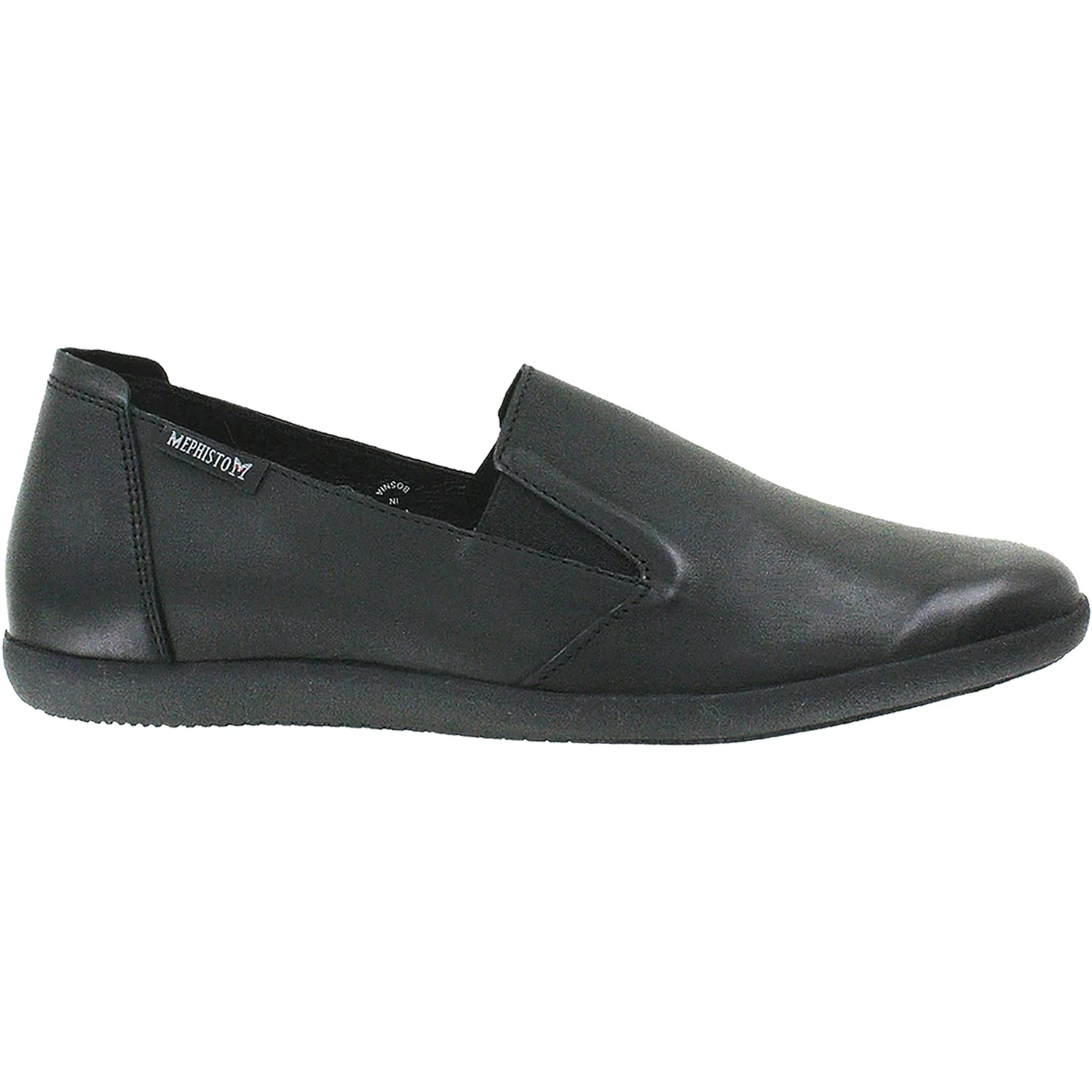 Mephisto Korie Women's Slip Ons Black Silk Leather