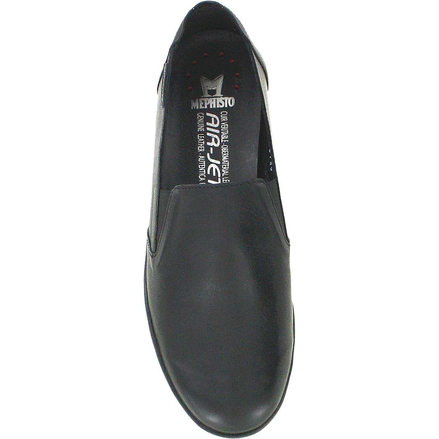 Mephisto Korie Women's Slip Ons Black Silk Leather - Image 2