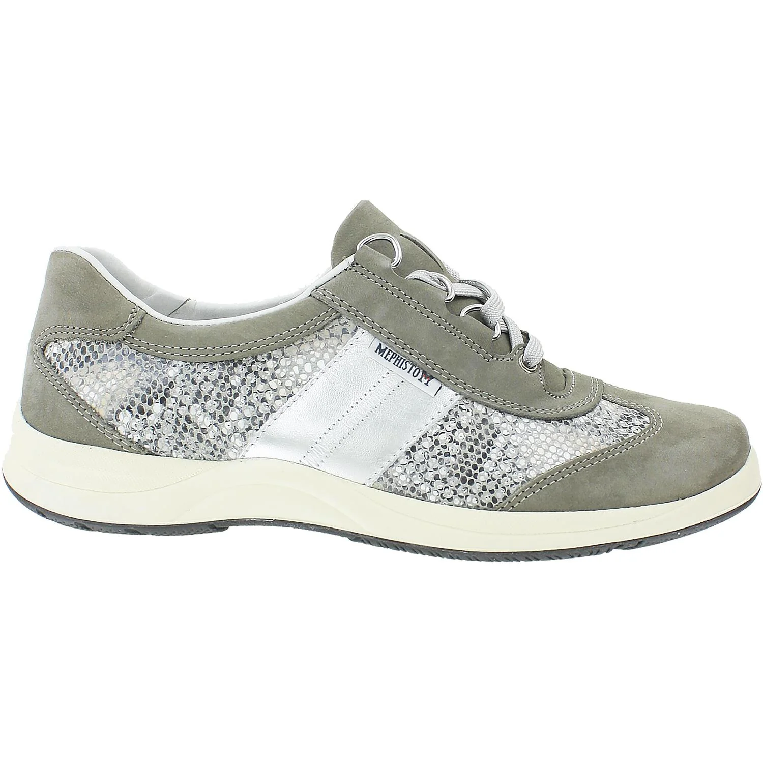 Mephisto Laser Women's Sneakers Light Grey/Sand Boa/Nickel Nubuck