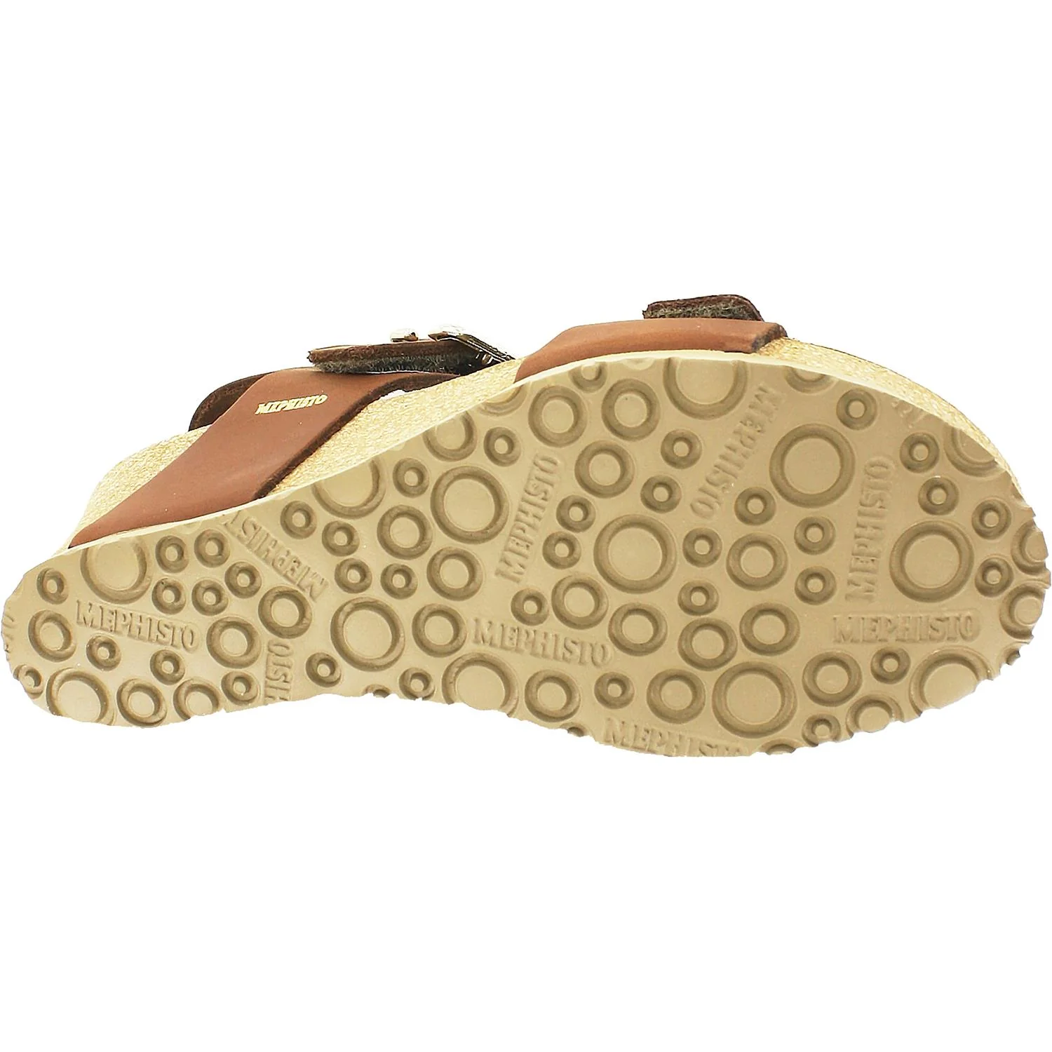 Mephisto Lissandra Women's Wedge Sandals Chestnut Leather - Image 4