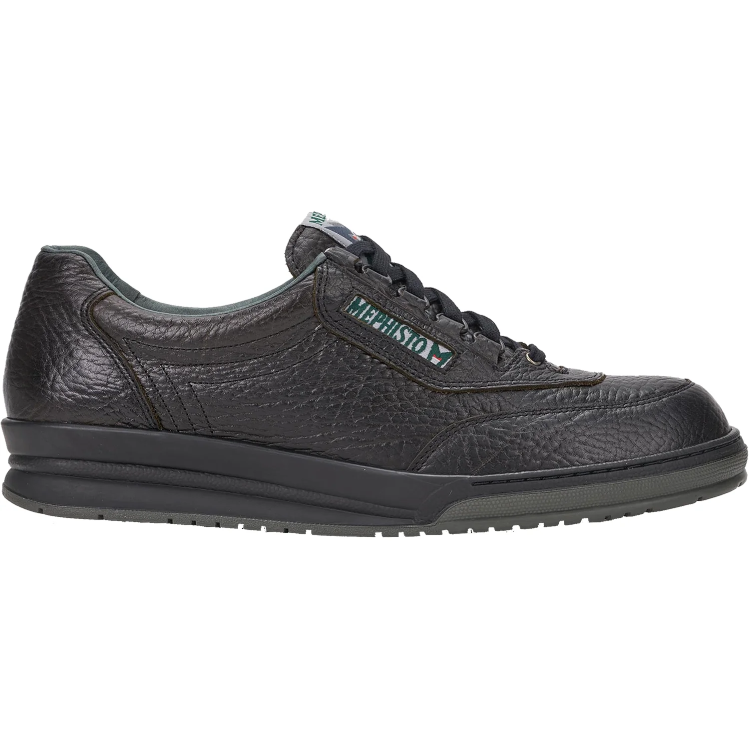 Mephisto Match Men's Walking Shoes Black Leather