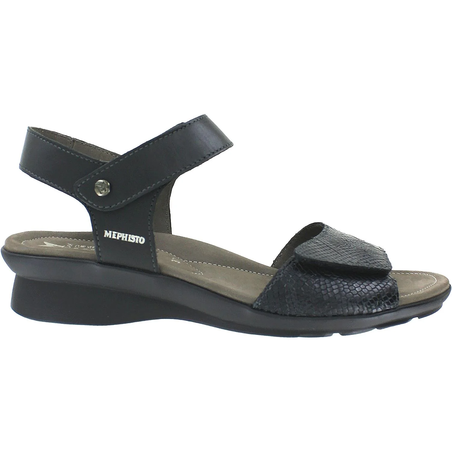 Mephisto Pattie Women's Backstrap Sandals Black Leather