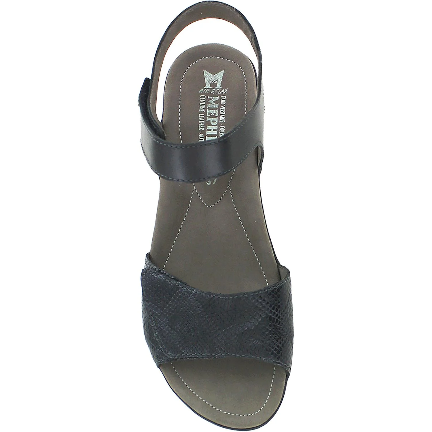 Mephisto Pattie Women's Backstrap Sandals Black Leather - Image 2