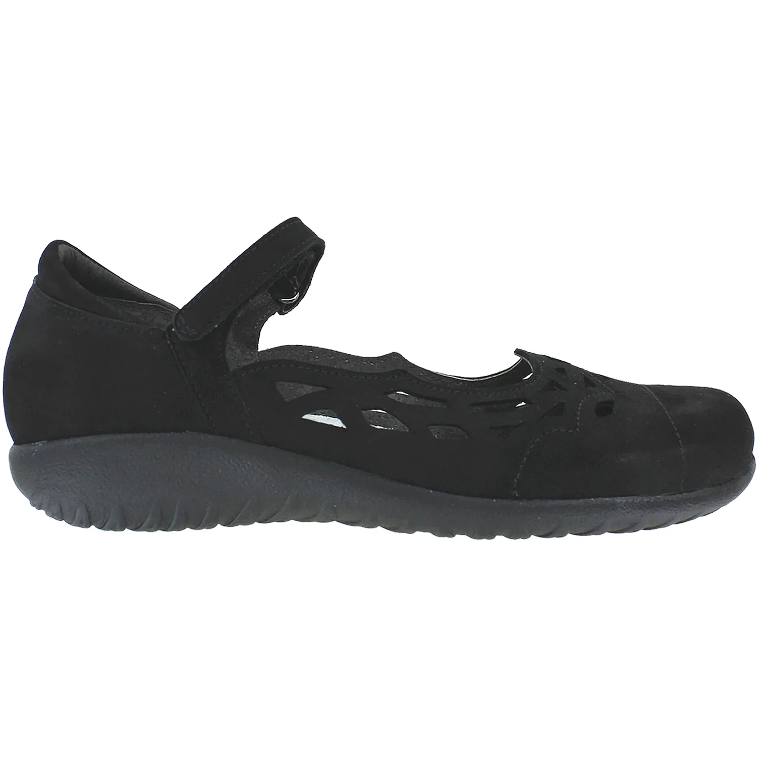Naot Agathis Women's Mary Janes Black Velvet Nubuck