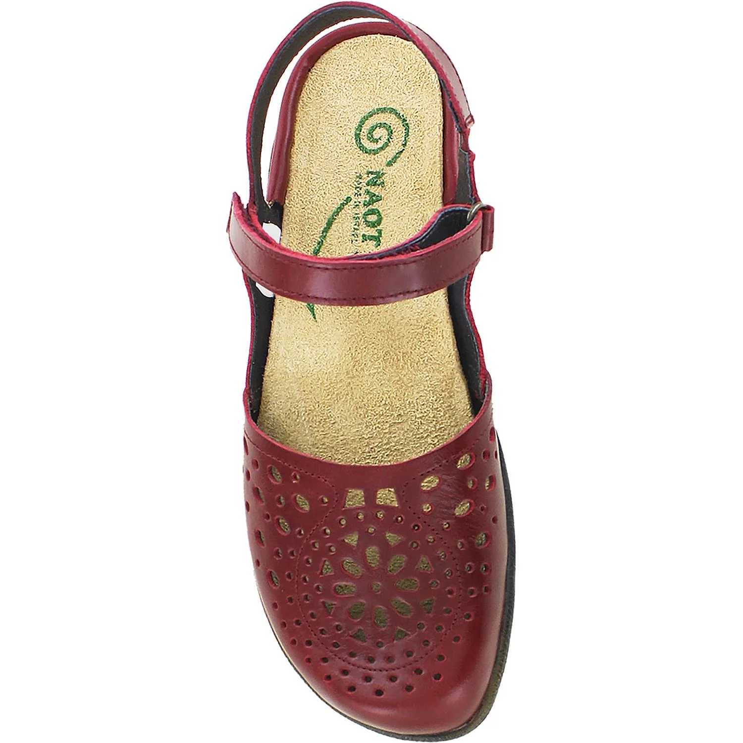 Naot Arataki Women's Slingback Shoes Rumba Red Leather - Image 2