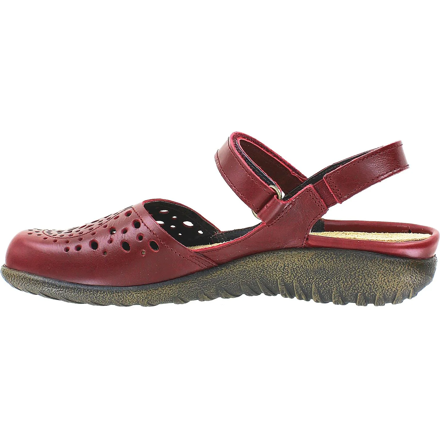 Naot Arataki Women's Slingback Shoes Rumba Red Leather - Image 3
