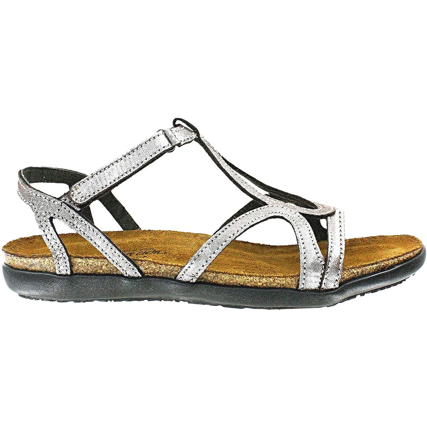 Naot Dorith Women's Sandals Silver Threads Leather
