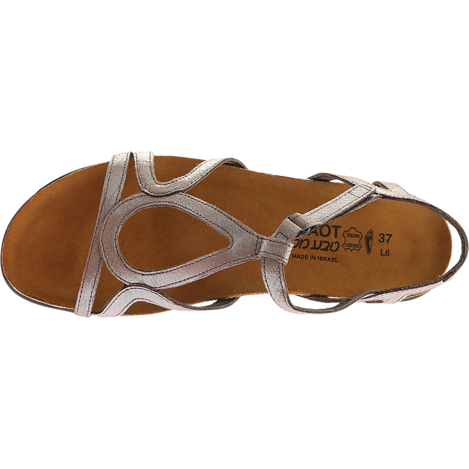 Naot Dorith Women's Sandals Silver Threads Leather - Image 2