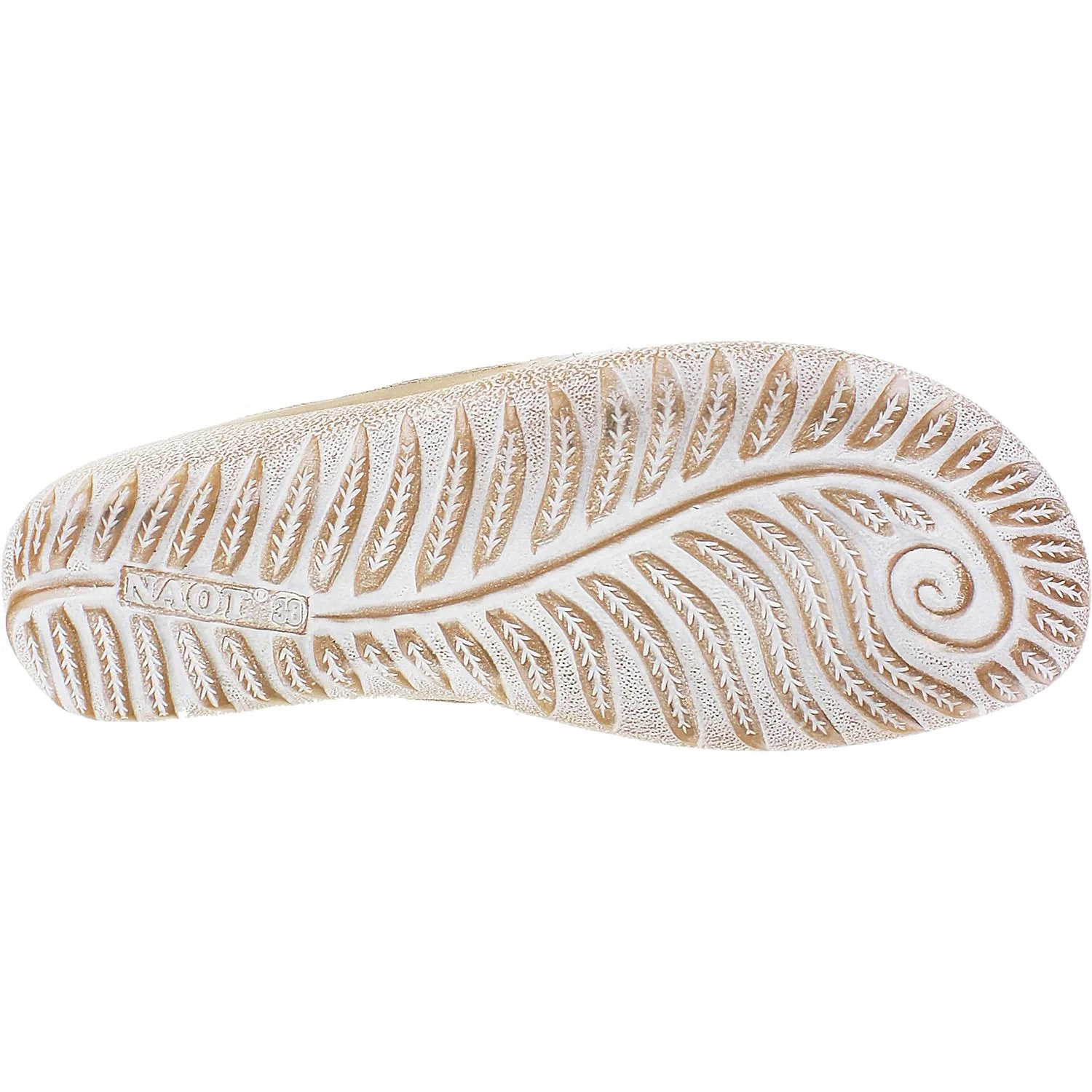 Naot Kata Women's Closed Toe Sandals Beige Iguana/Khaki Leather - Image 4