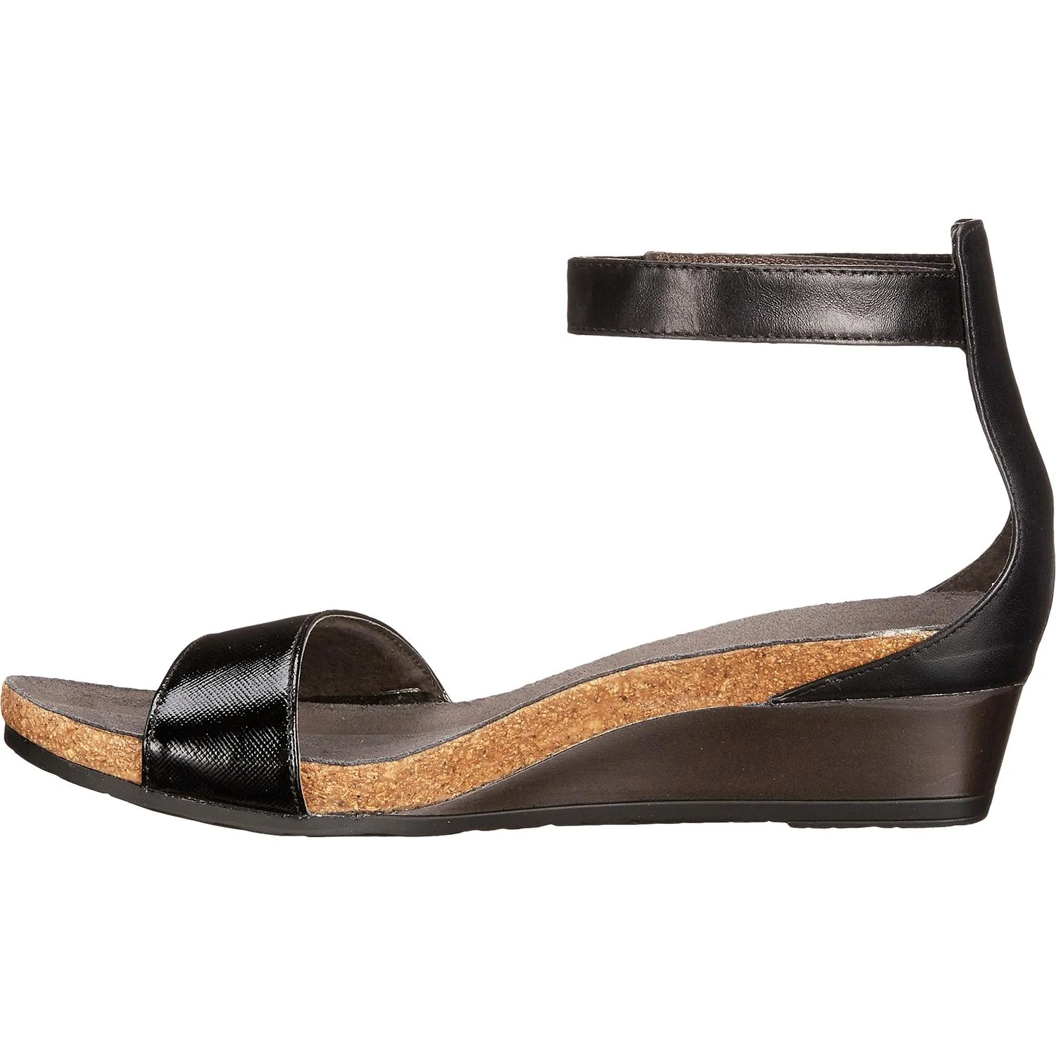 Naot Pixie Women's Ankle Strap Sandals Black Luster/Black Raven Leather - Image 3